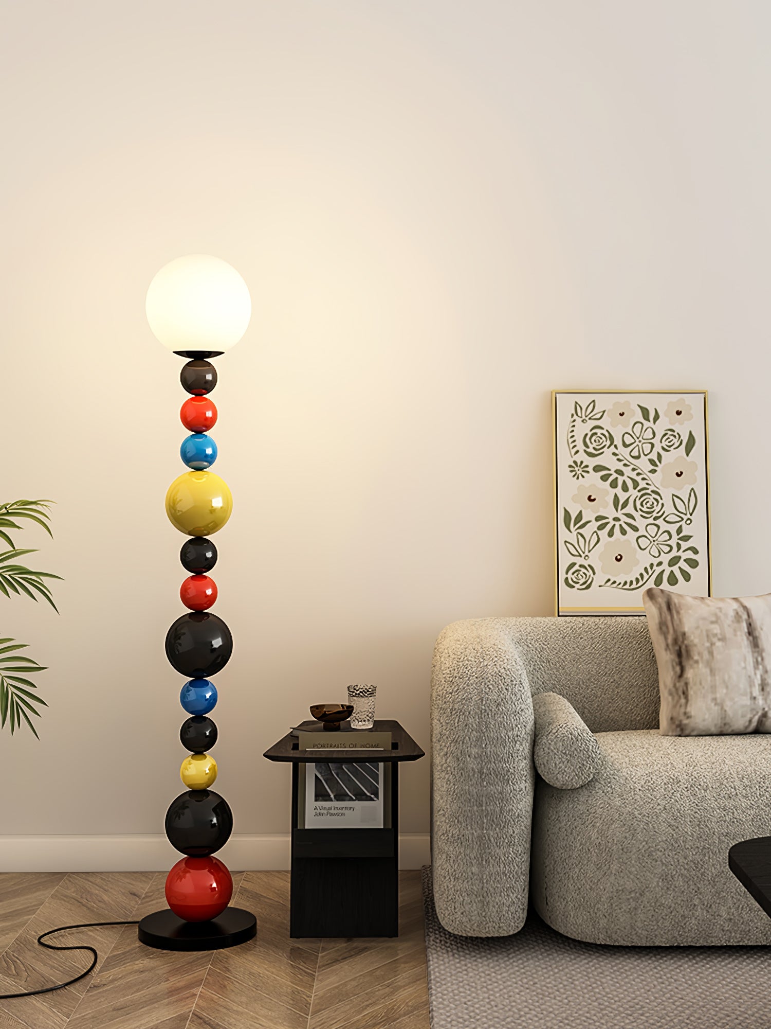 Colorful Round Ball Floor Lamp - Blowlighting