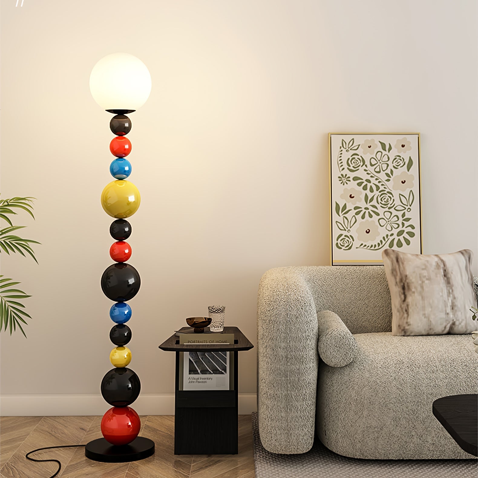 Colorful Round Ball Floor Lamp - Blowlighting