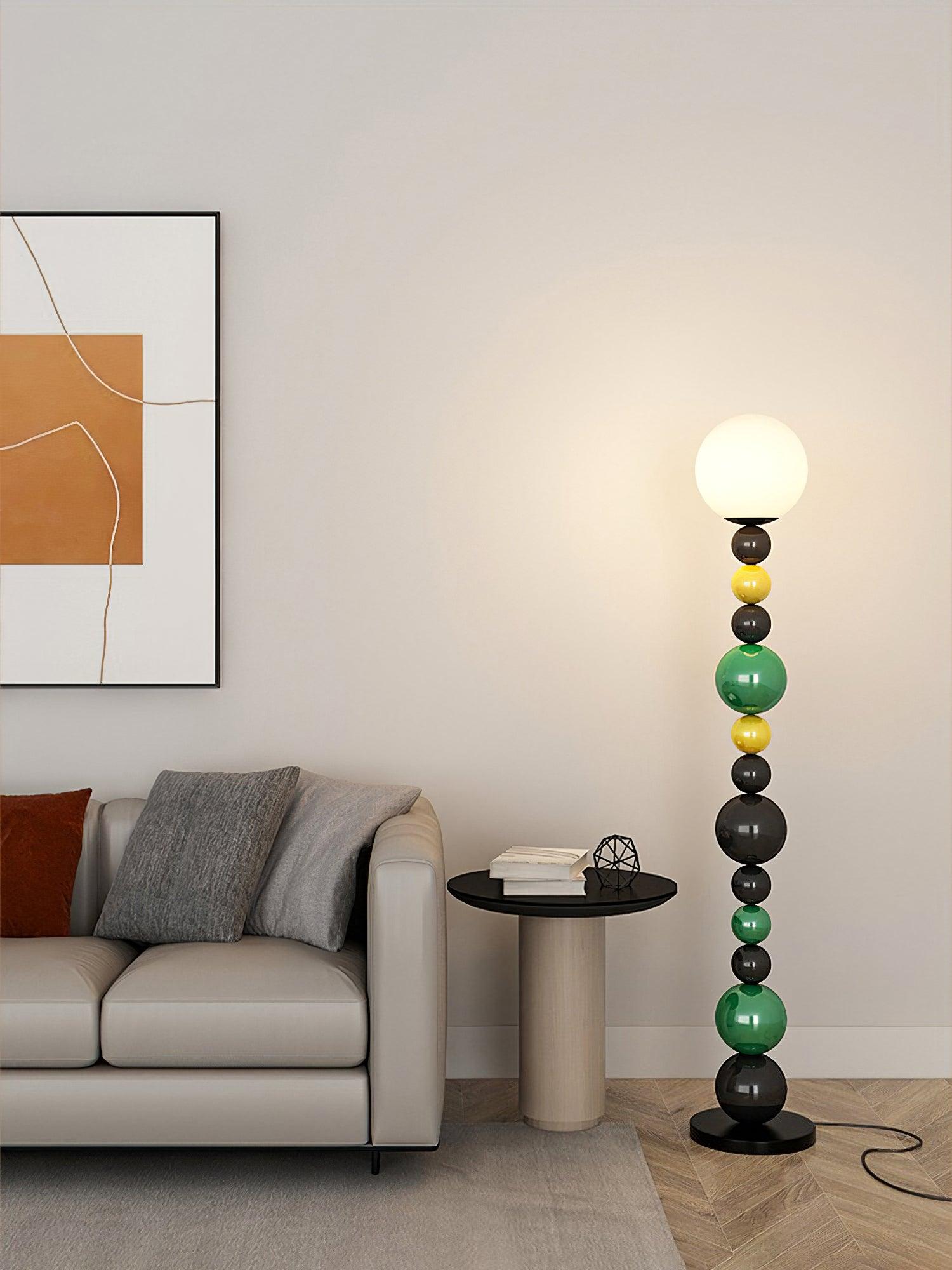 Colorful Round Ball Floor Lamp - Blowlighting