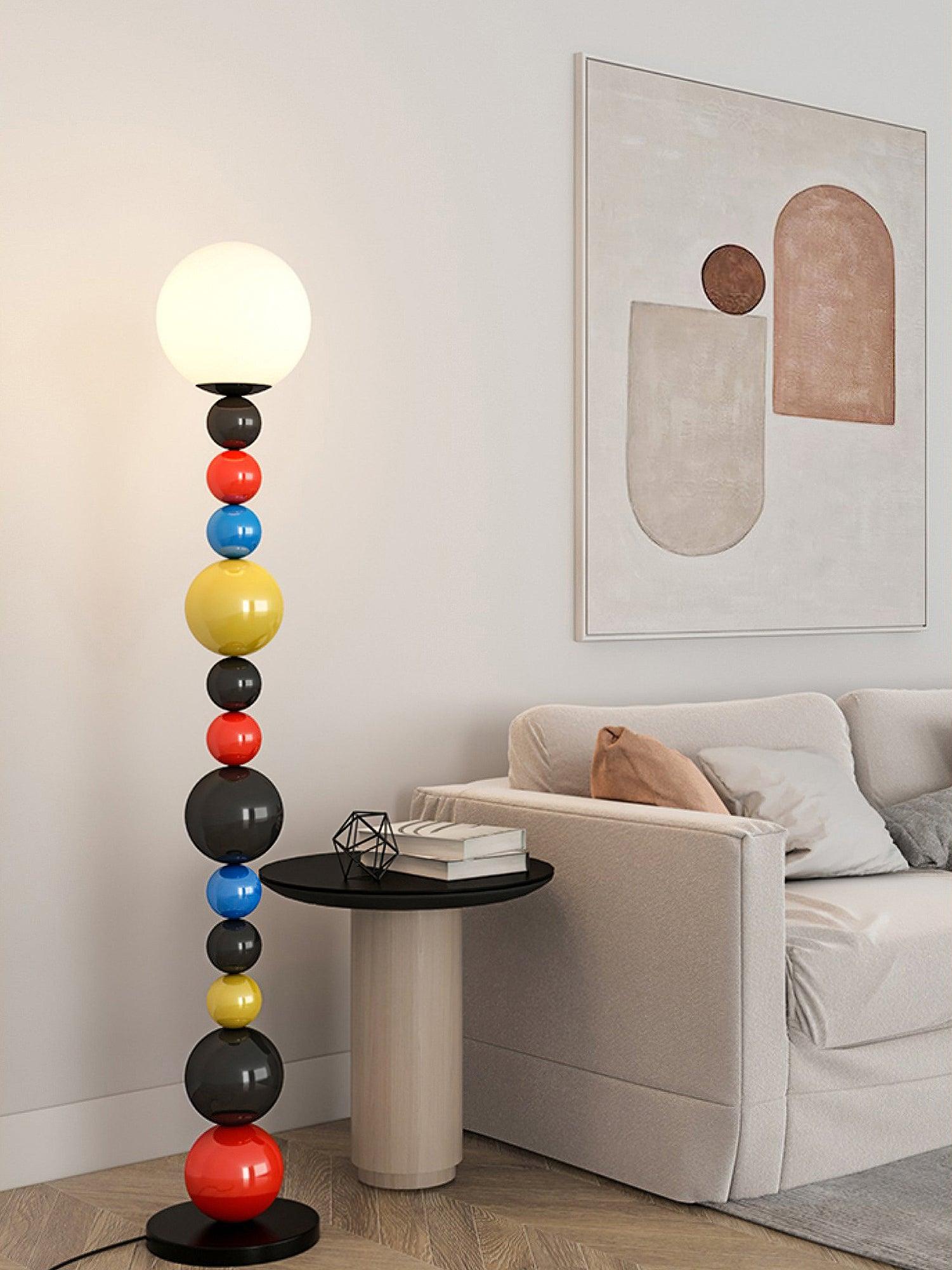 Colorful Round Ball Floor Lamp - Blowlighting