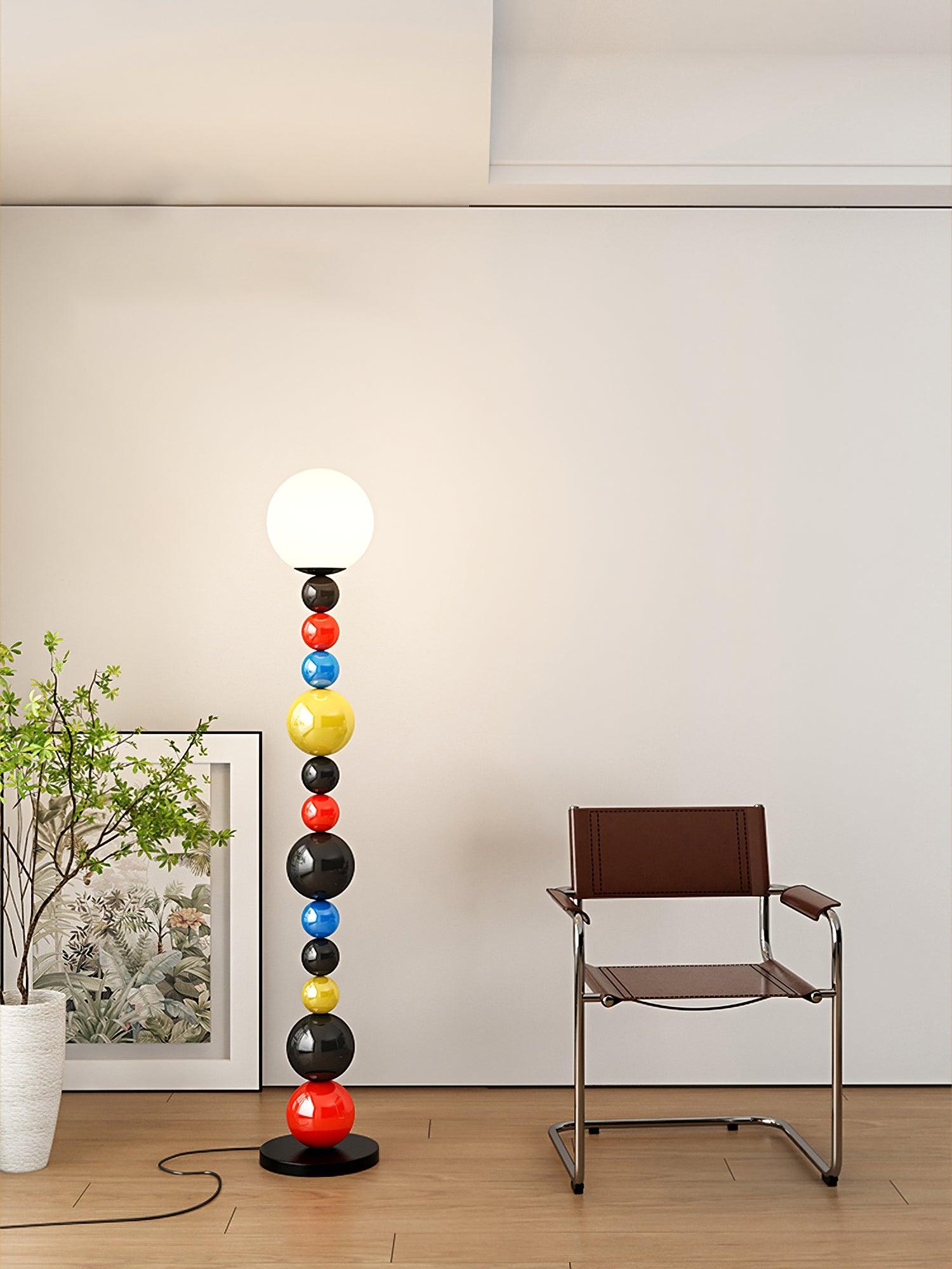 Colorful Round Ball Floor Lamp - Blowlighting
