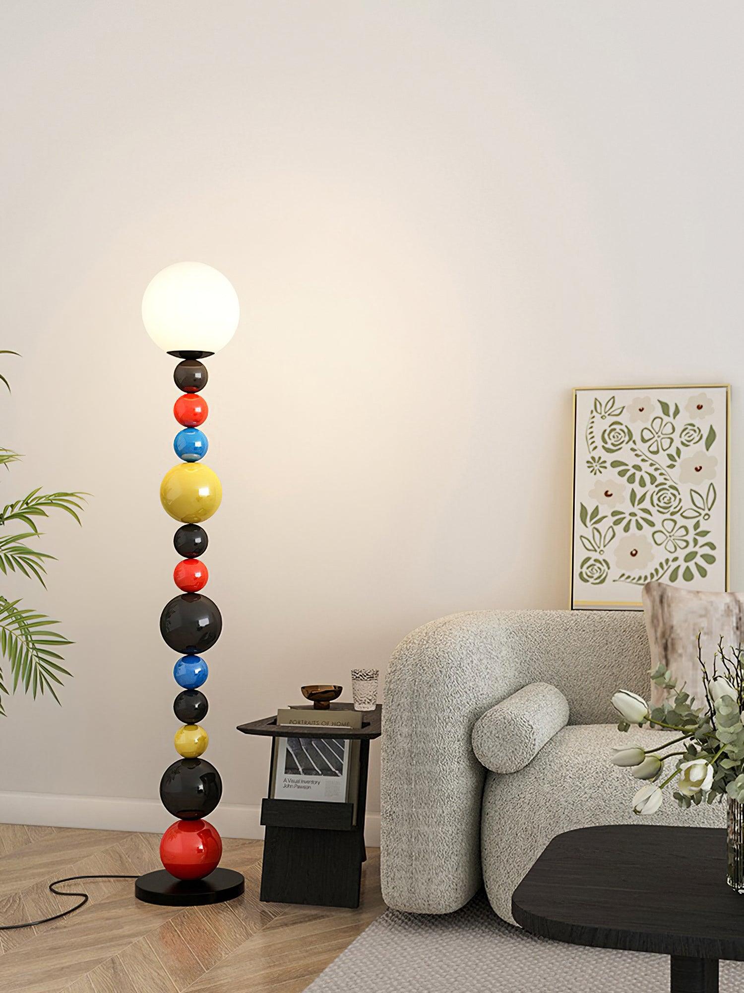 Colorful Round Ball Floor Lamp - Blowlighting
