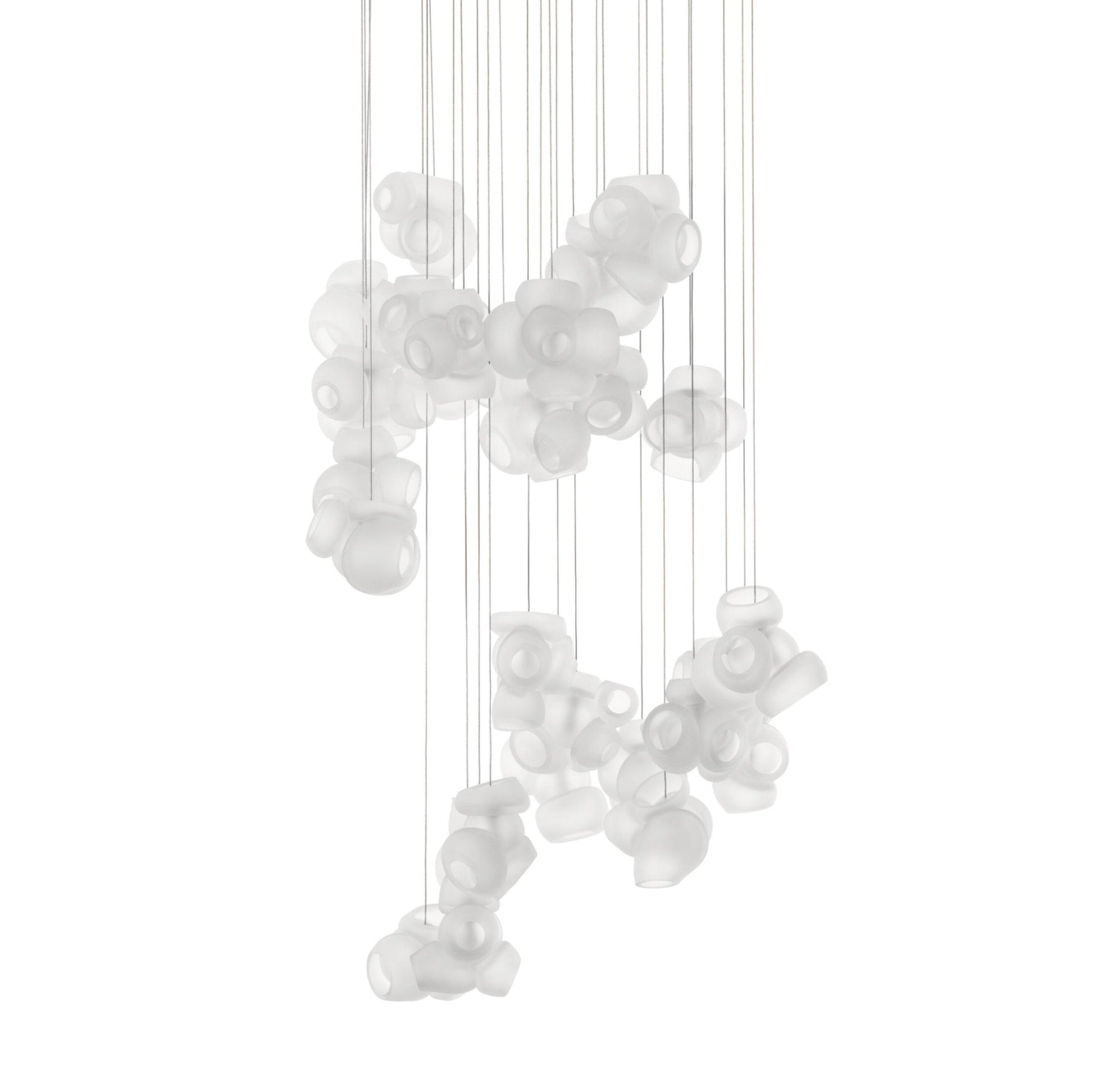 Zamarir Bubbles Cluster Metal Glass Pendant Light - Blowlighting