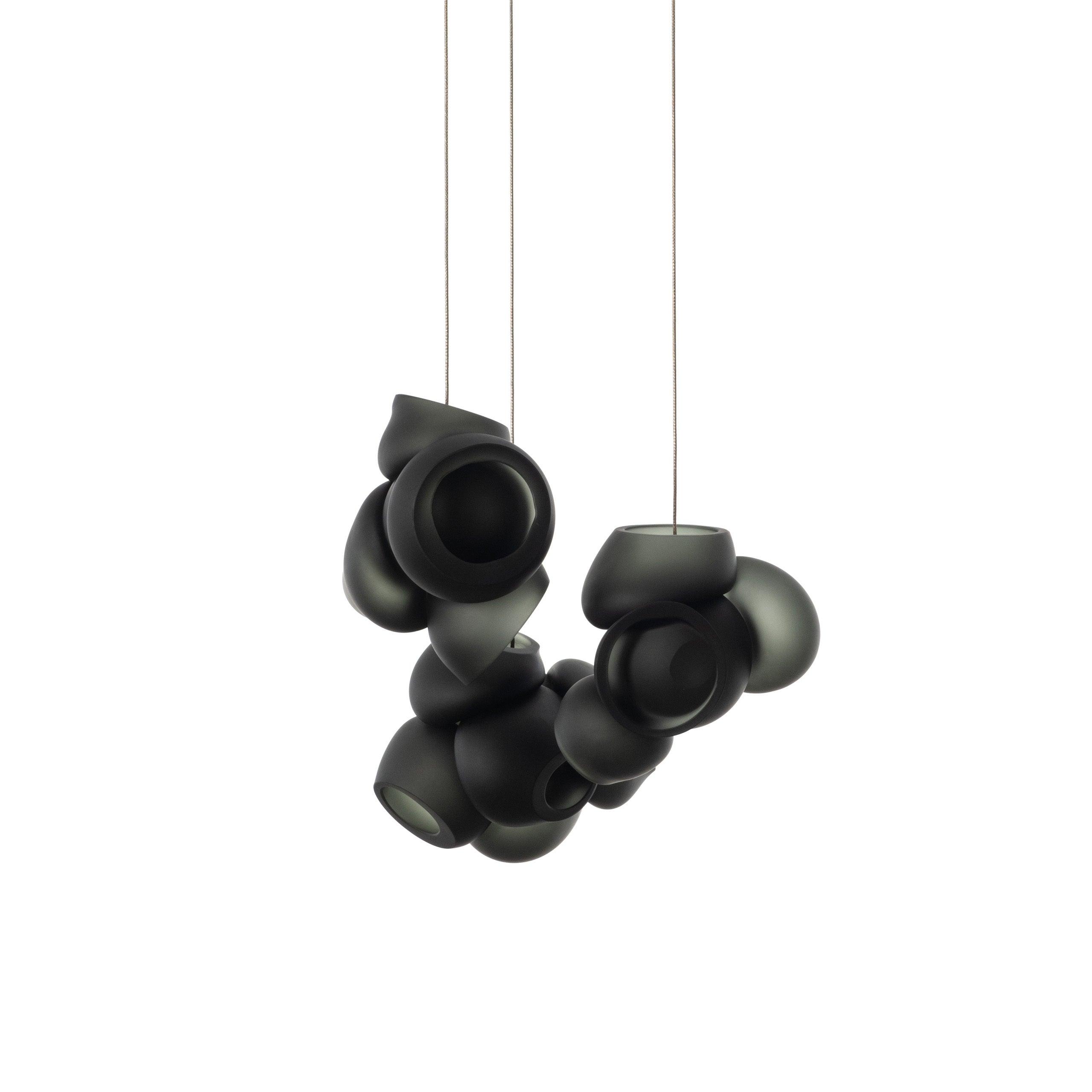 Zamarir Bubbles Cluster Metal Glass Pendant Light - Blowlighting