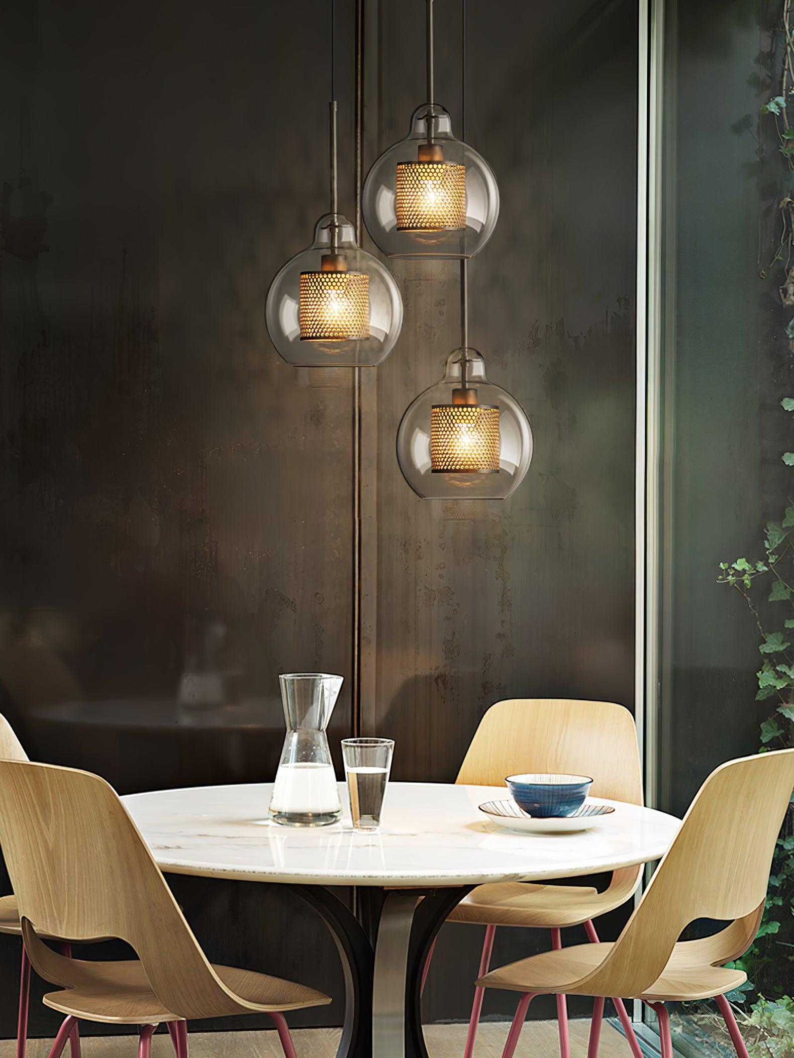 Combined Chiswick Glass Pendant Light - Blowlighting
