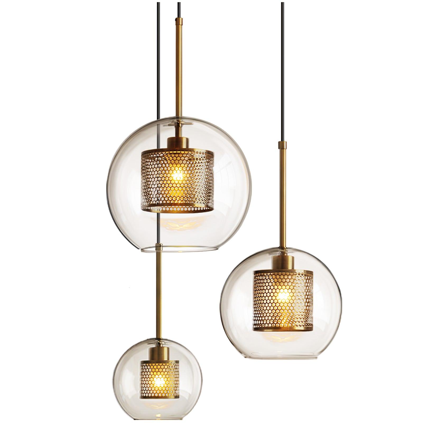 Combined Chiswick Glass Pendant Light - Blowlighting