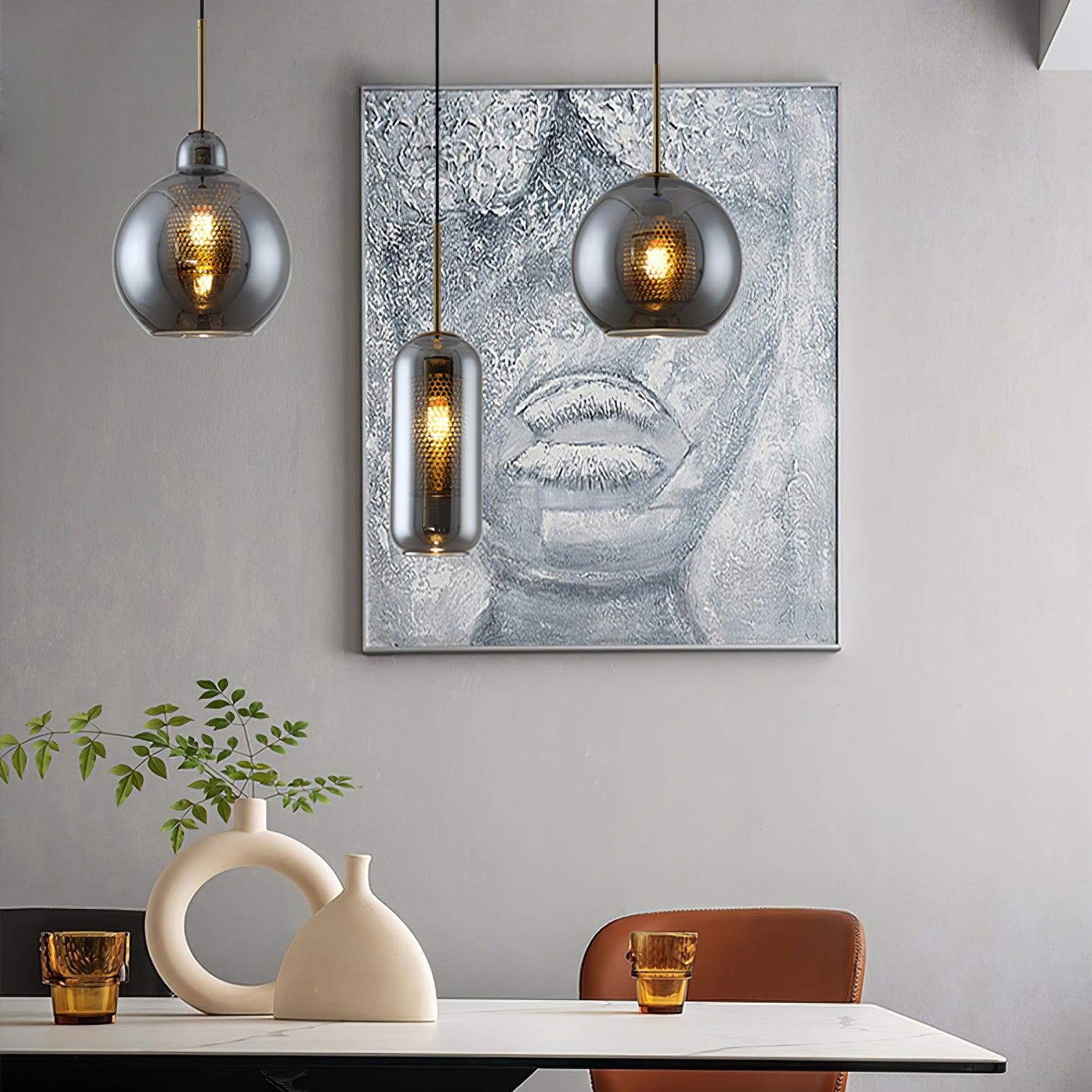 Combined Chiswick Glass Pendant Light - Blowlighting