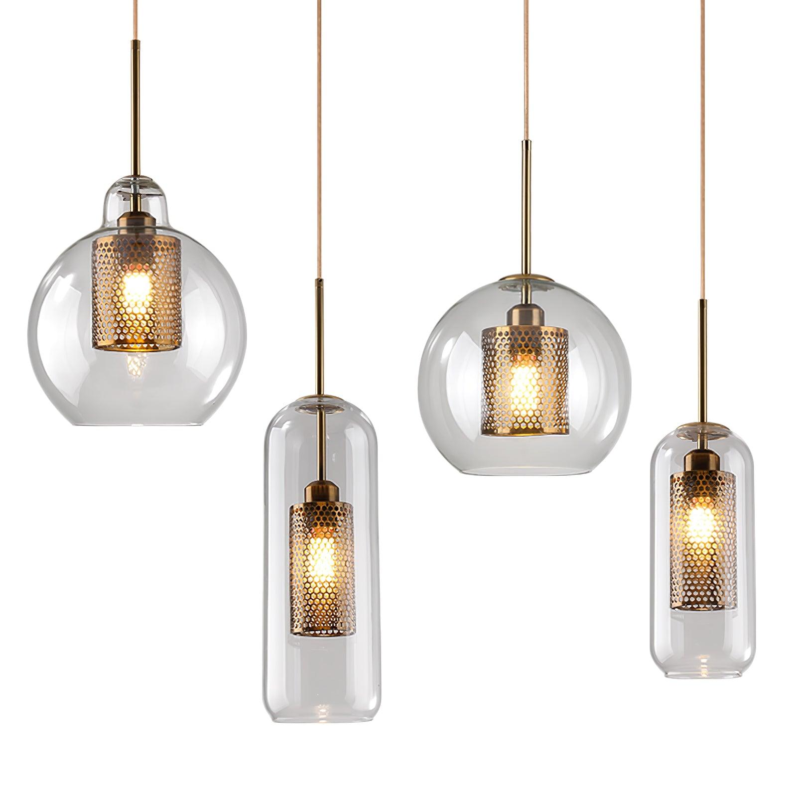 Combined Chiswick Glass Pendant Light - Blowlighting