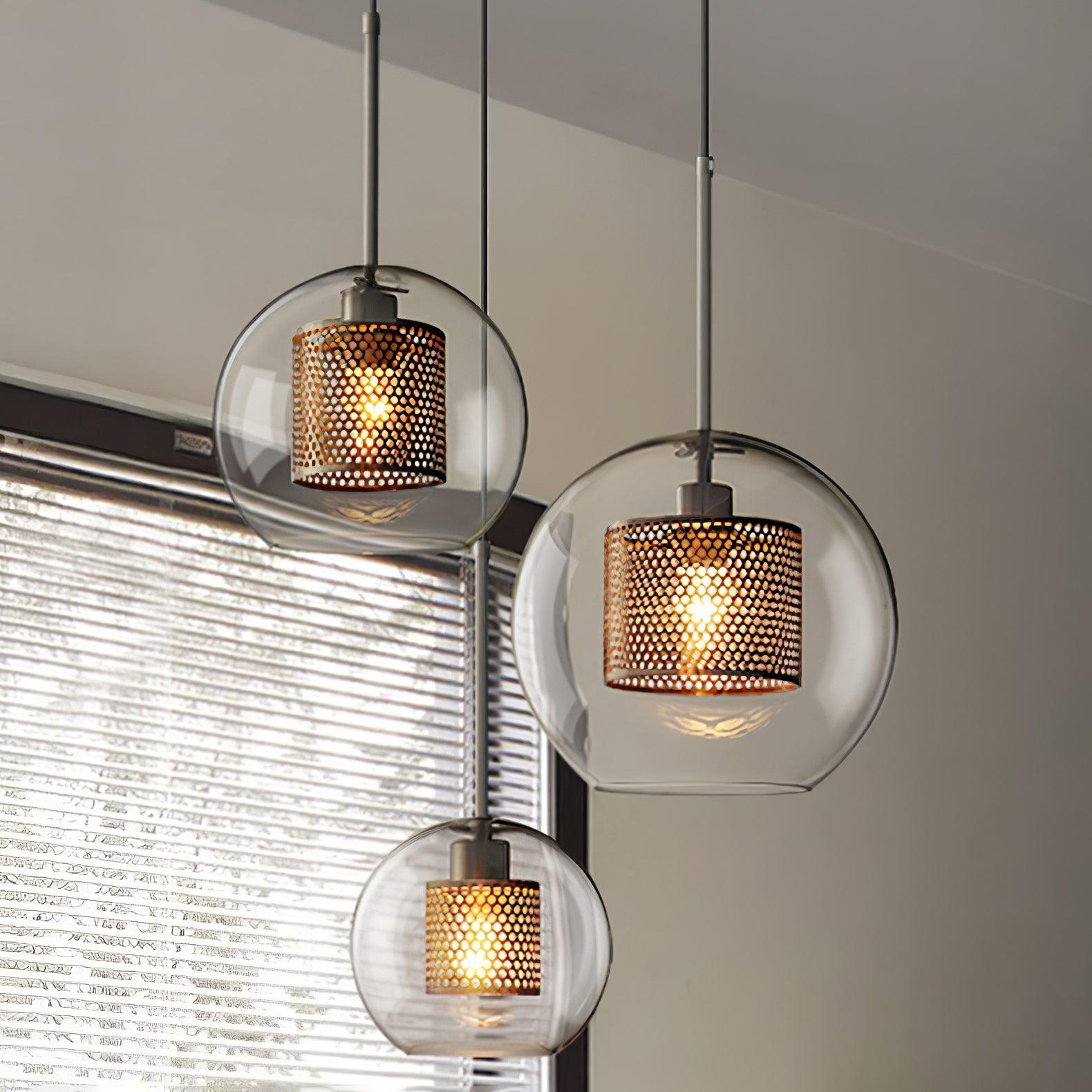 Combined Chiswick Glass Pendant Light - Blowlighting