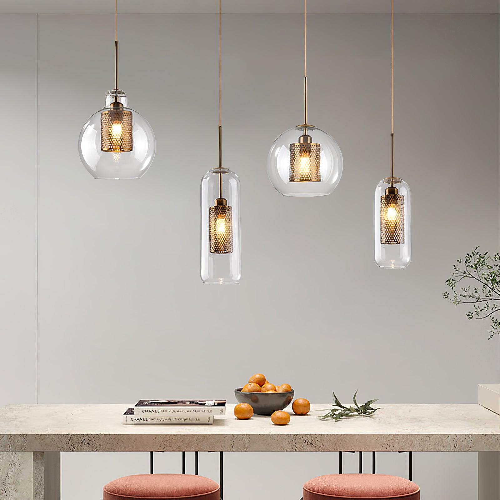 Combined Chiswick Glass Pendant Light - Blowlighting