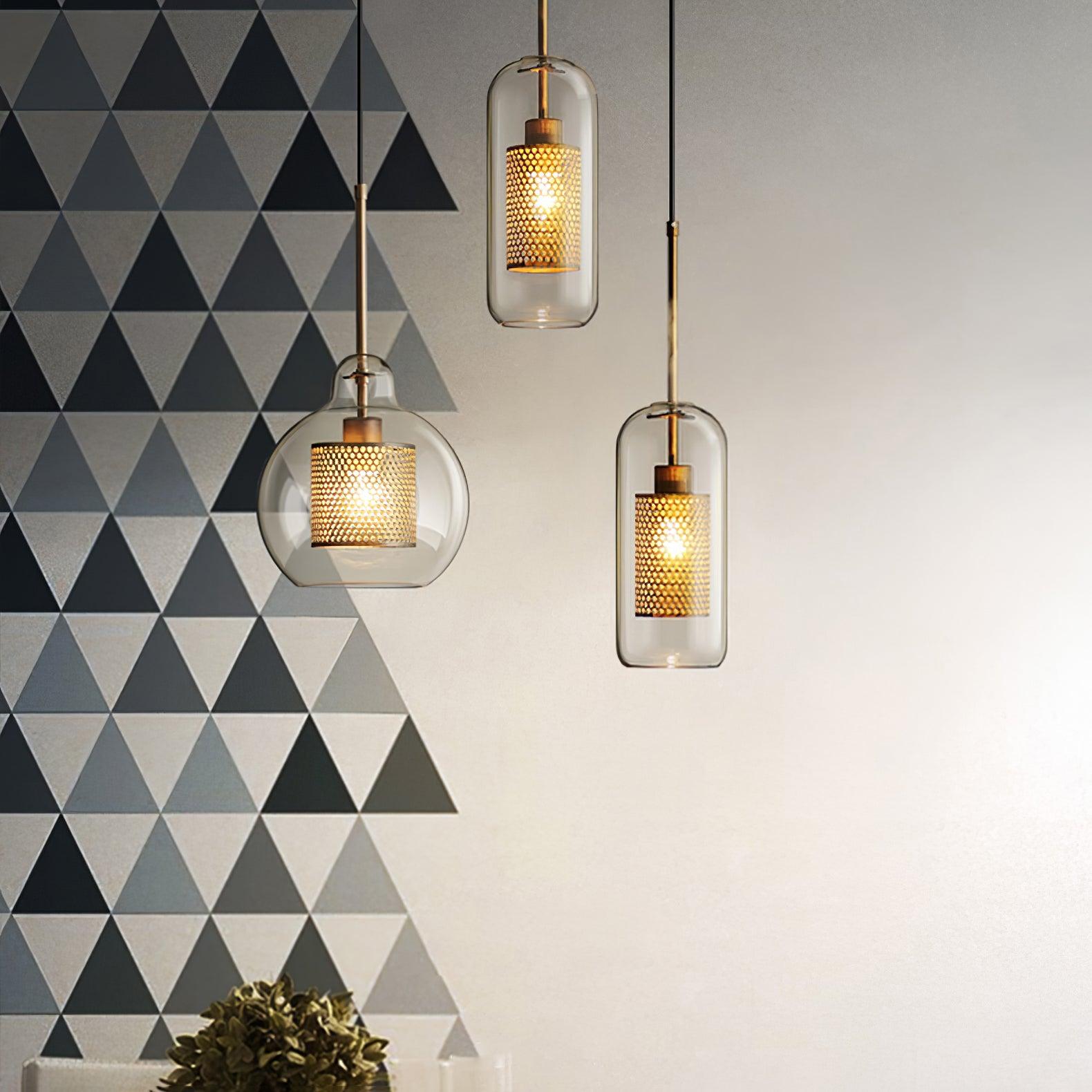 Combined Chiswick Glass Pendant Light - Blowlighting