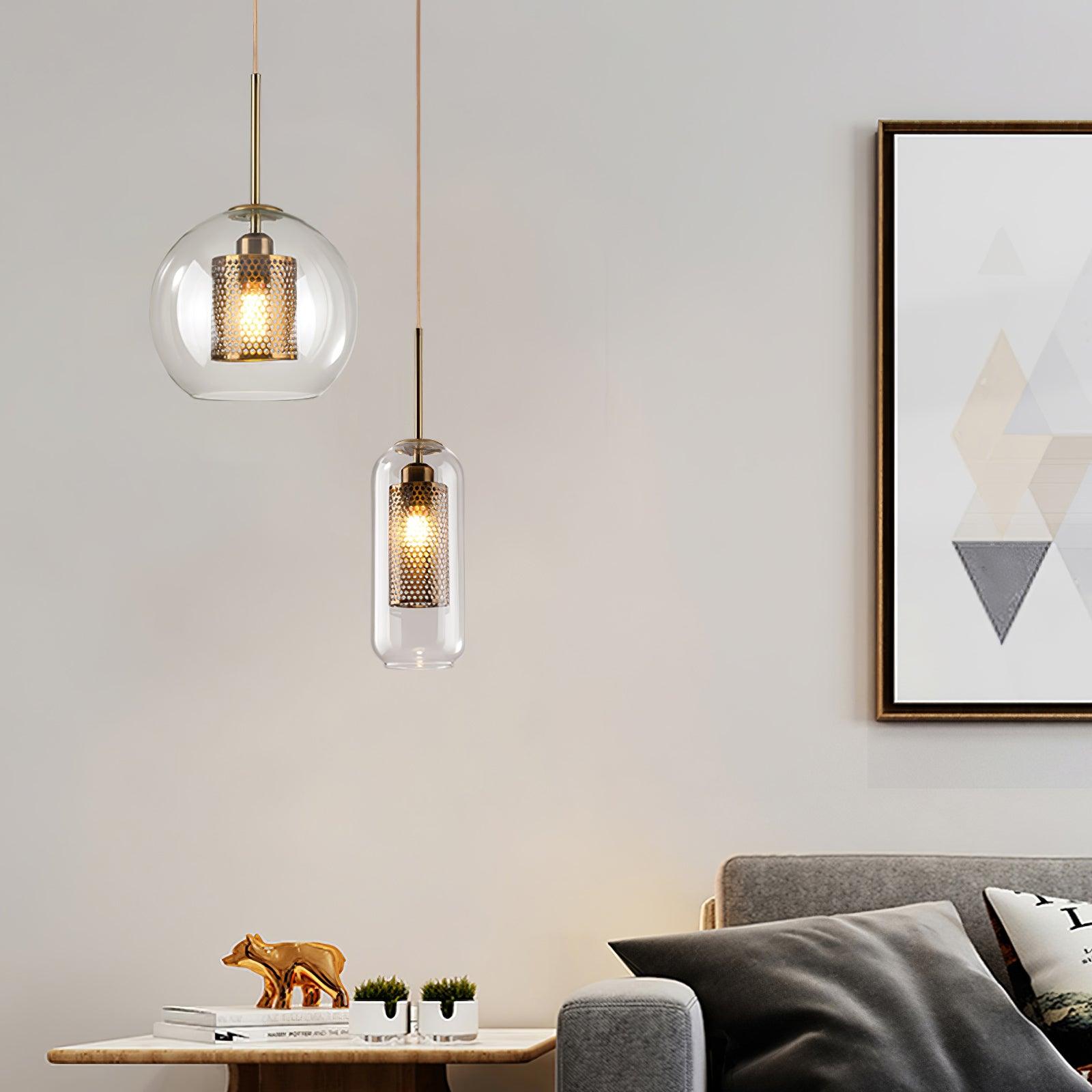 Combined Chiswick Glass Pendant Light - Blowlighting