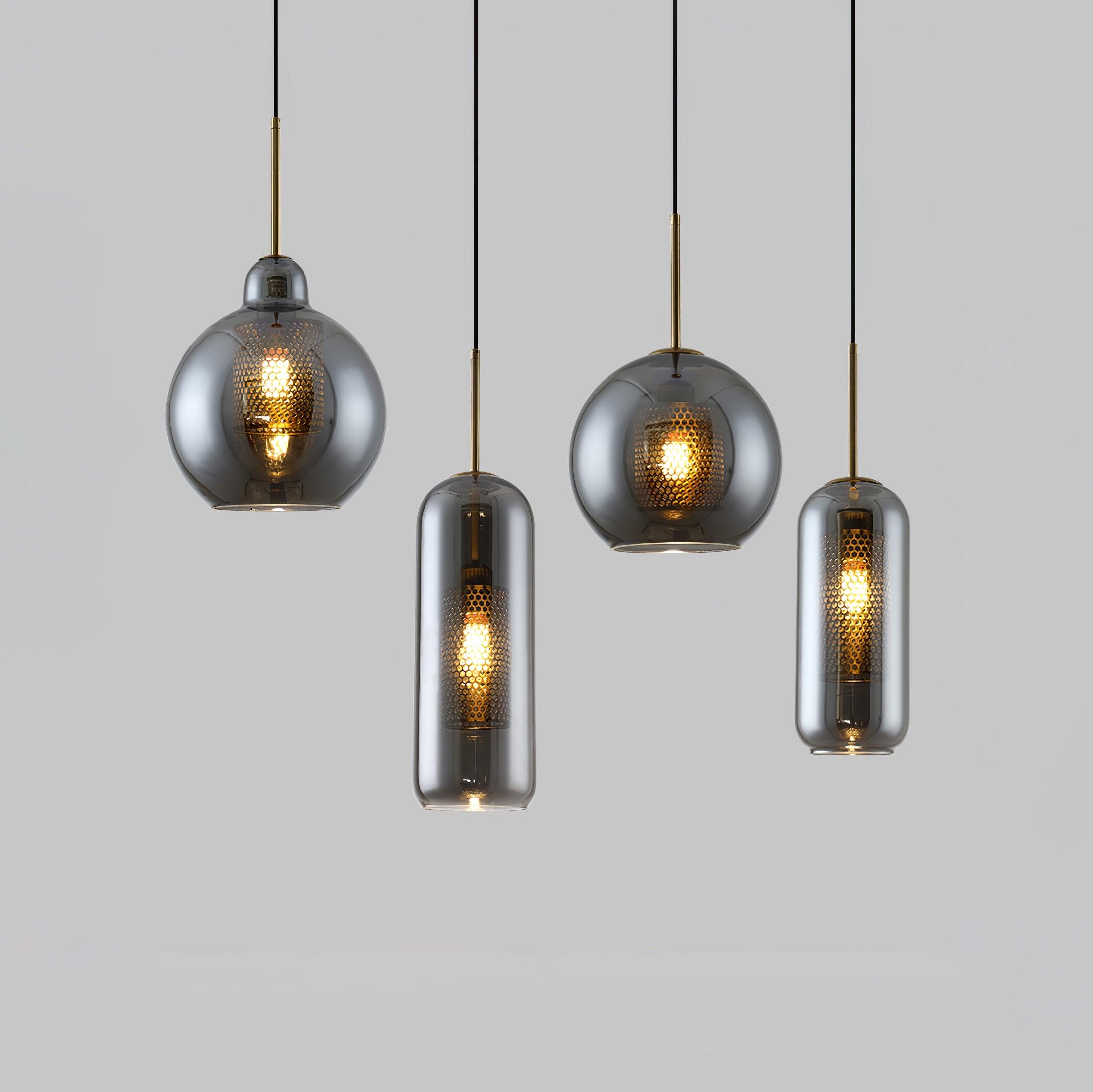 Combined Chiswick Glass Pendant Light - Blowlighting