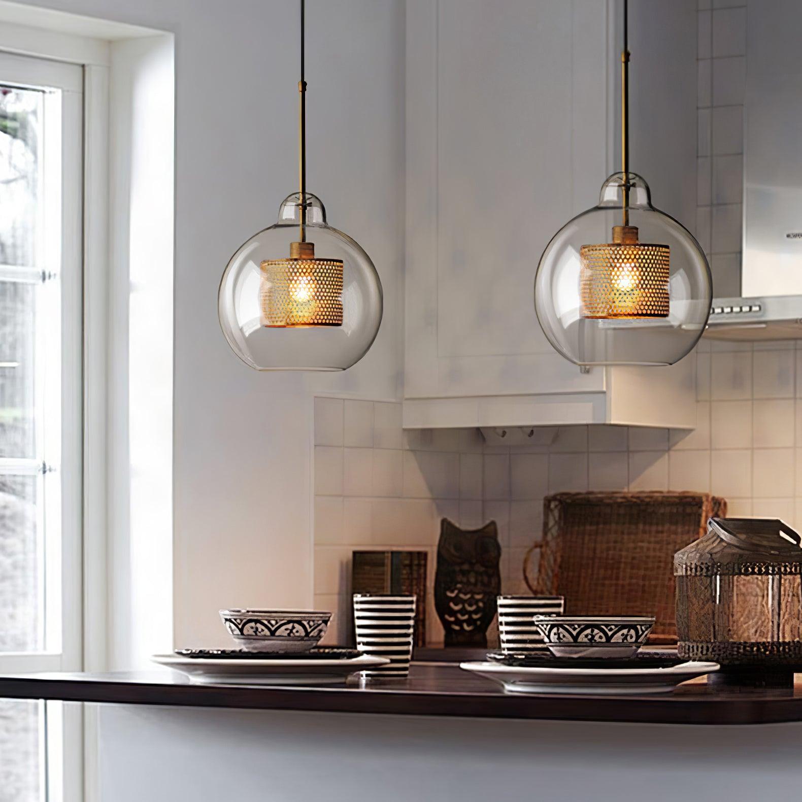 Combined Chiswick Glass Pendant Light - Blowlighting