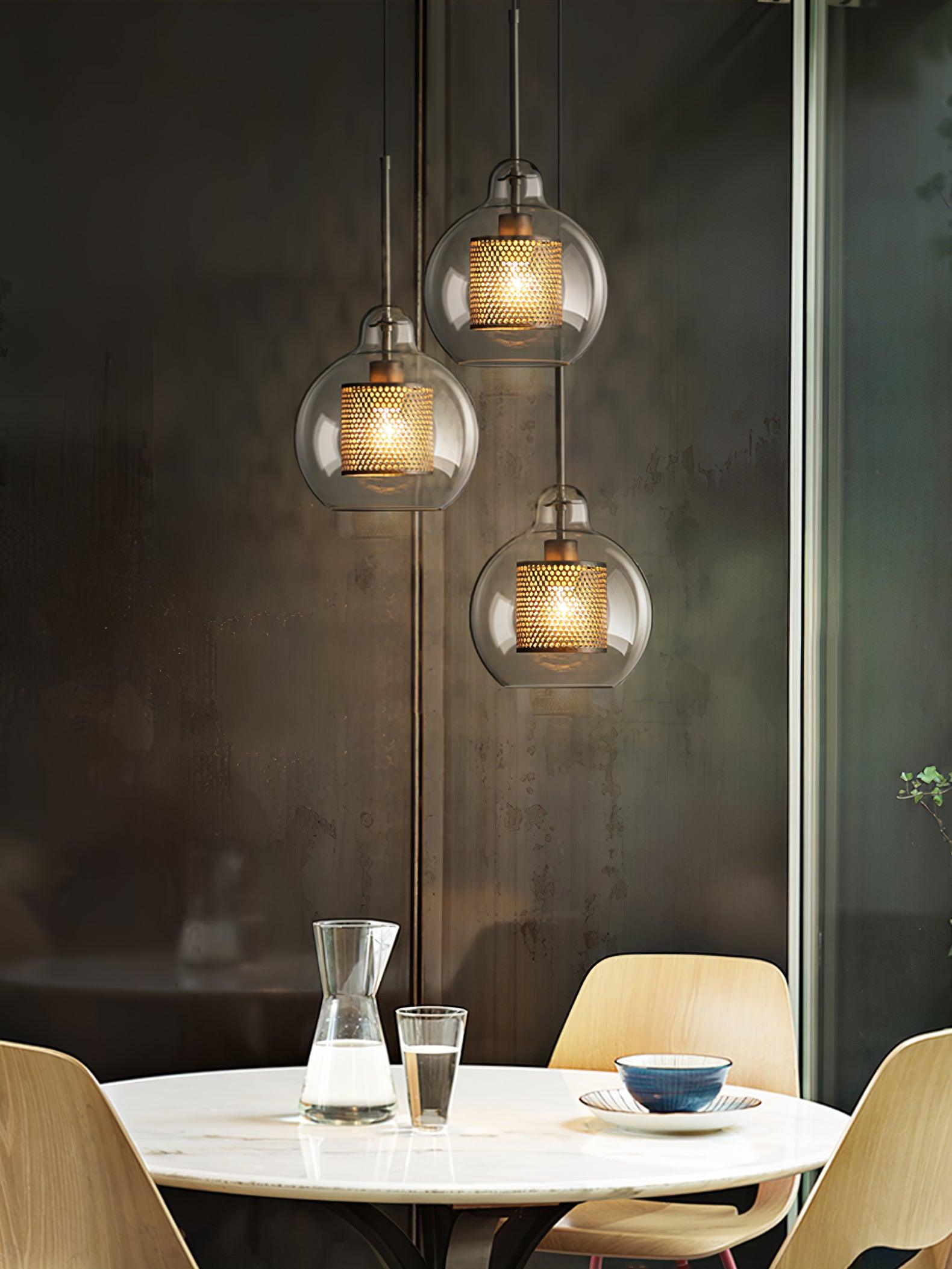 Combined Chiswick Glass Pendant Light - Blowlighting