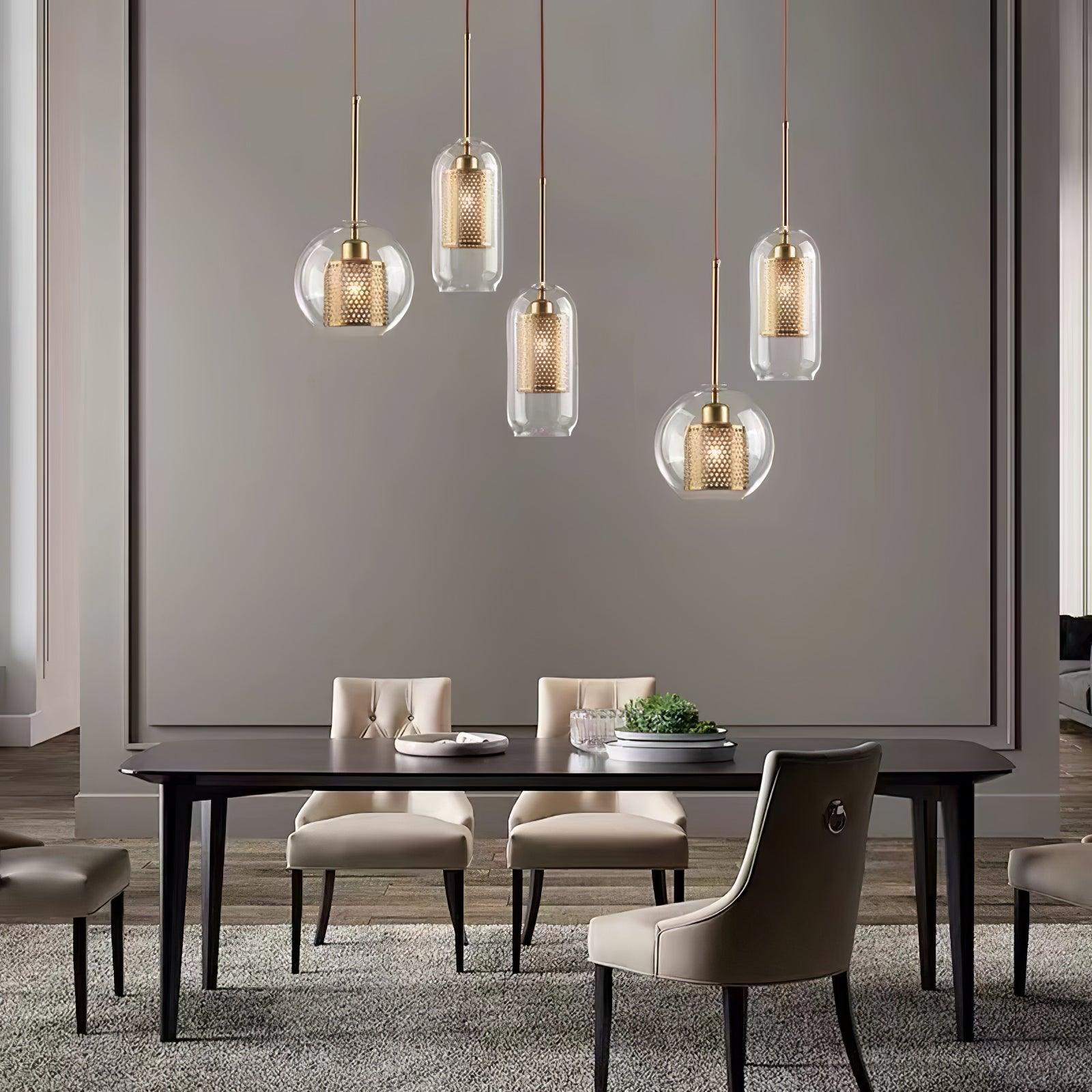 Combined Chiswick Glass Pendant Light - Blowlighting
