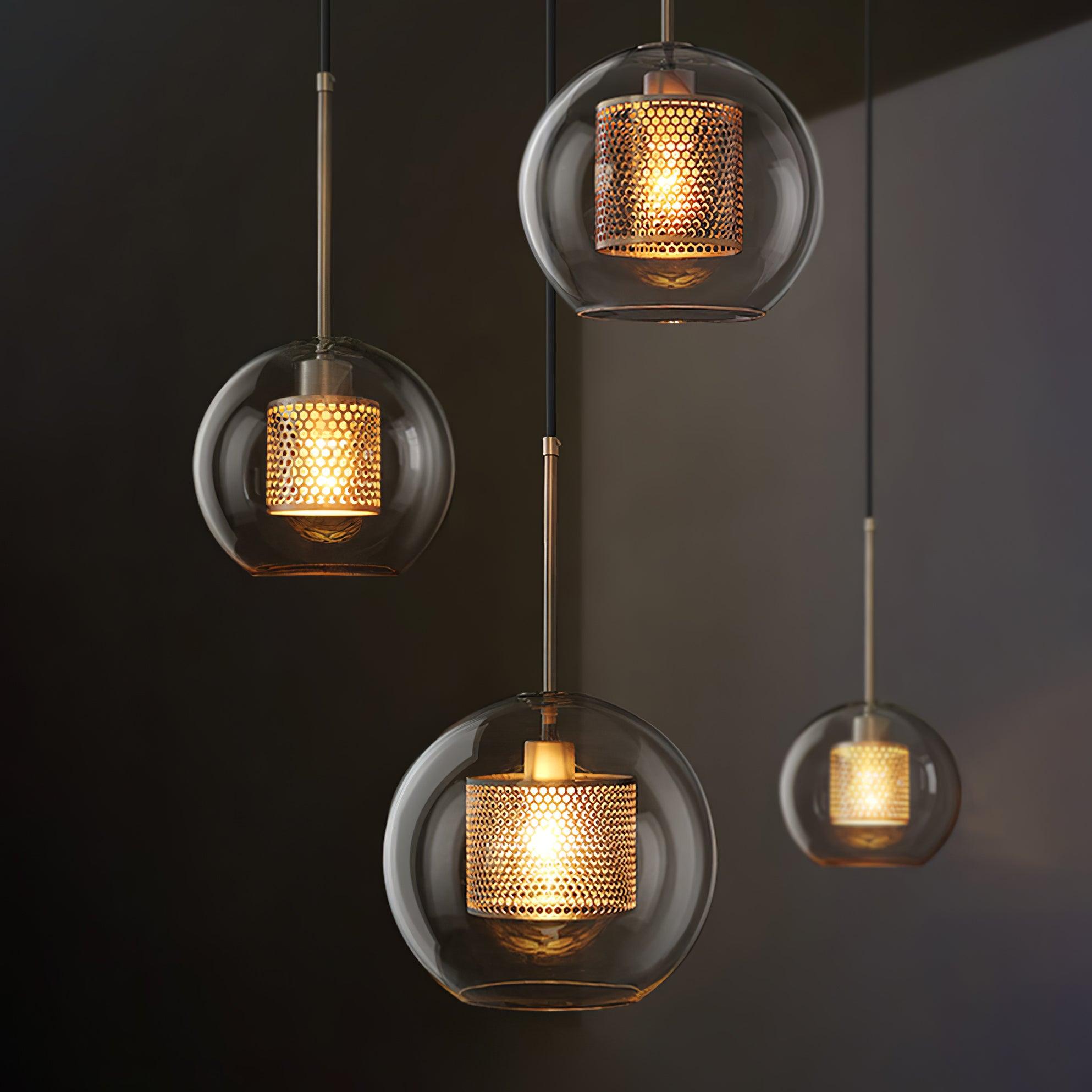 Combined Chiswick Glass Pendant Light - Blowlighting