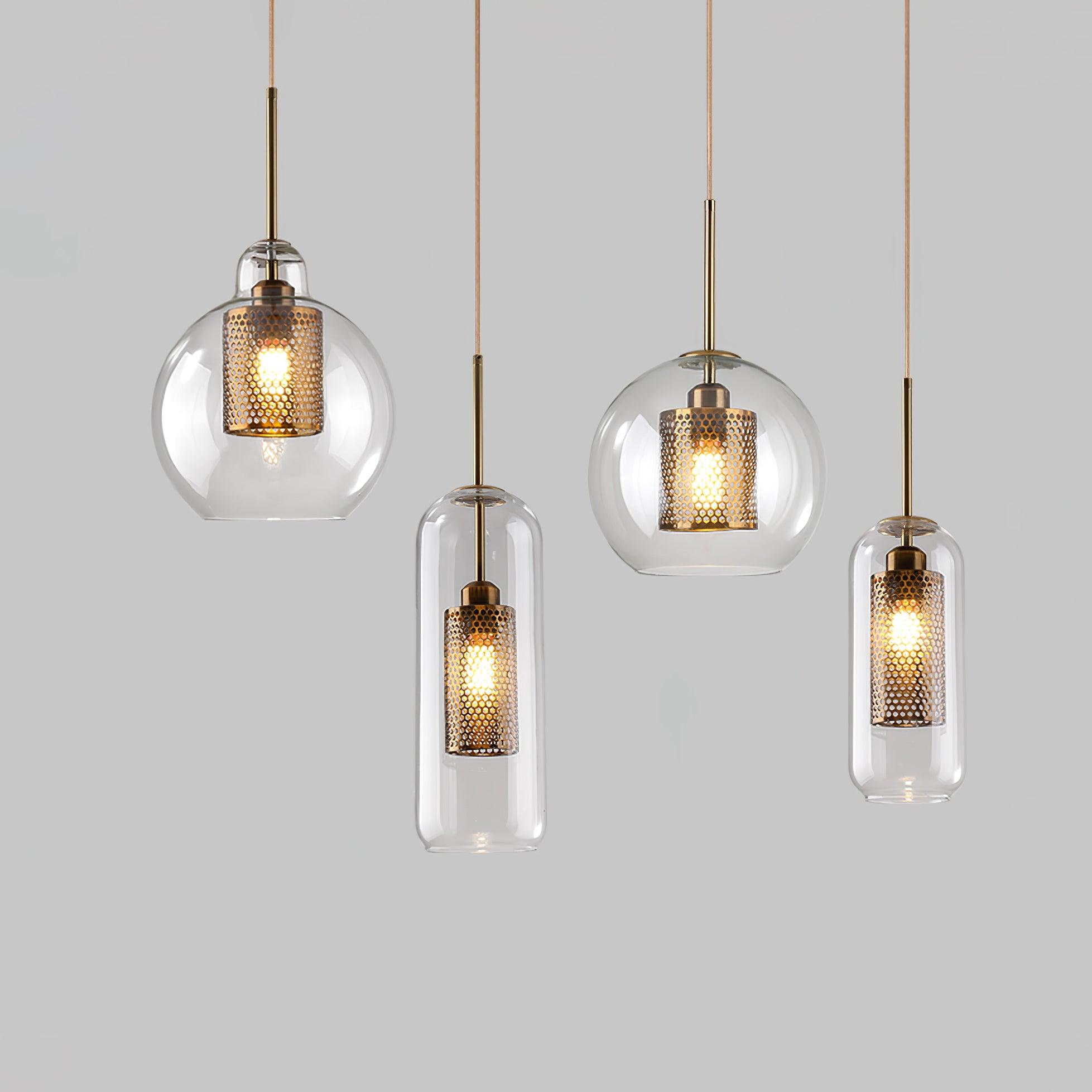 Combined Chiswick Glass Pendant Light - Blowlighting