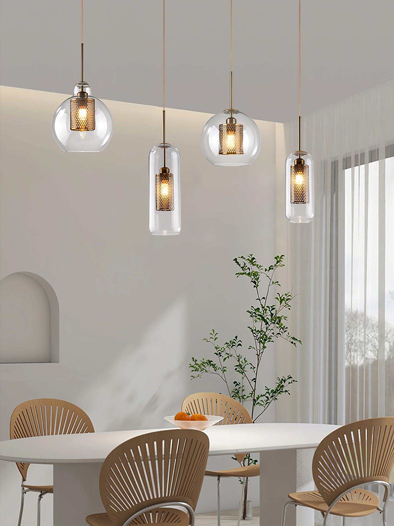 Combined Chiswick Glass Pendant Light - Blowlighting