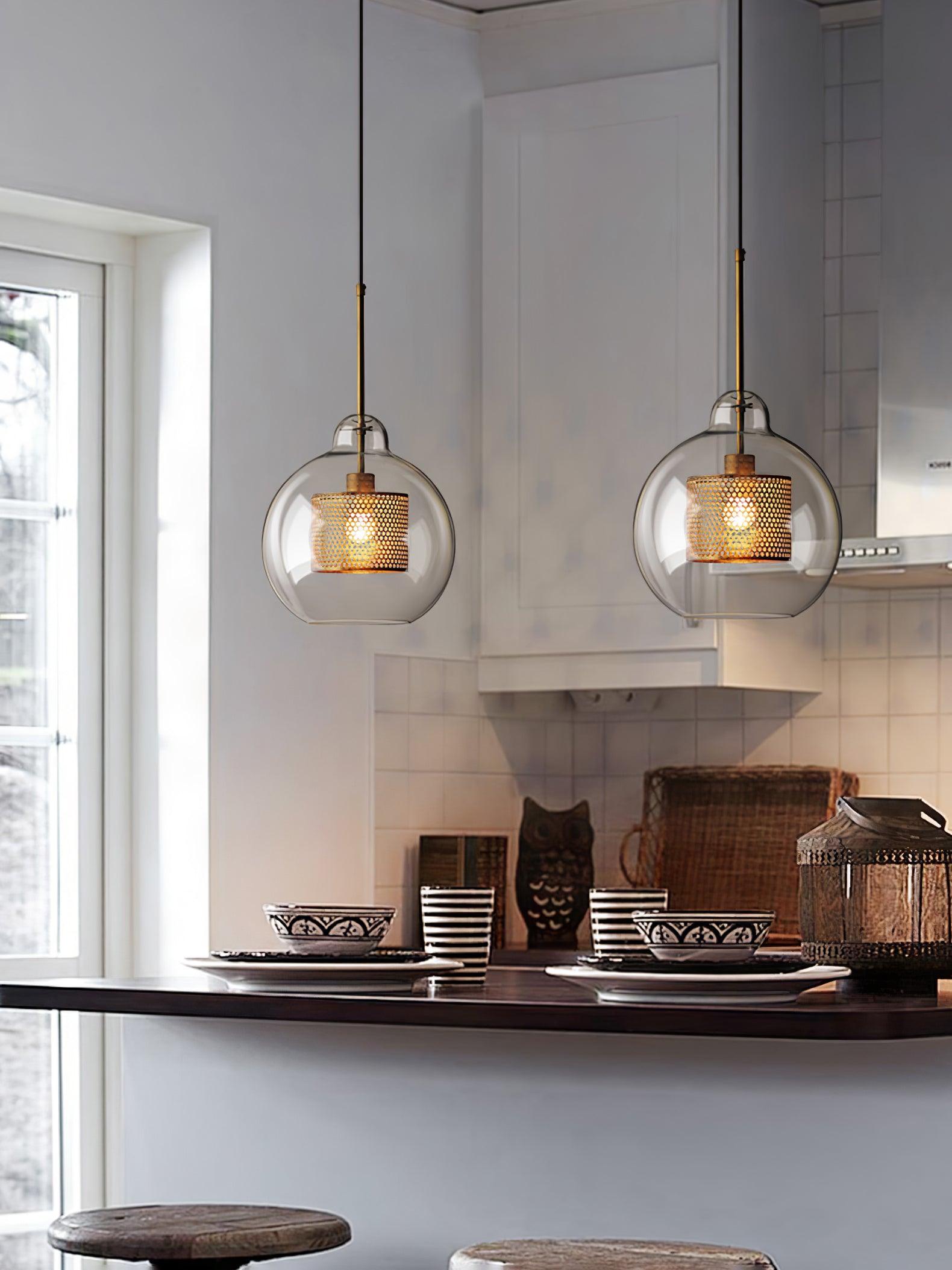 Combined Chiswick Glass Pendant Light - Blowlighting