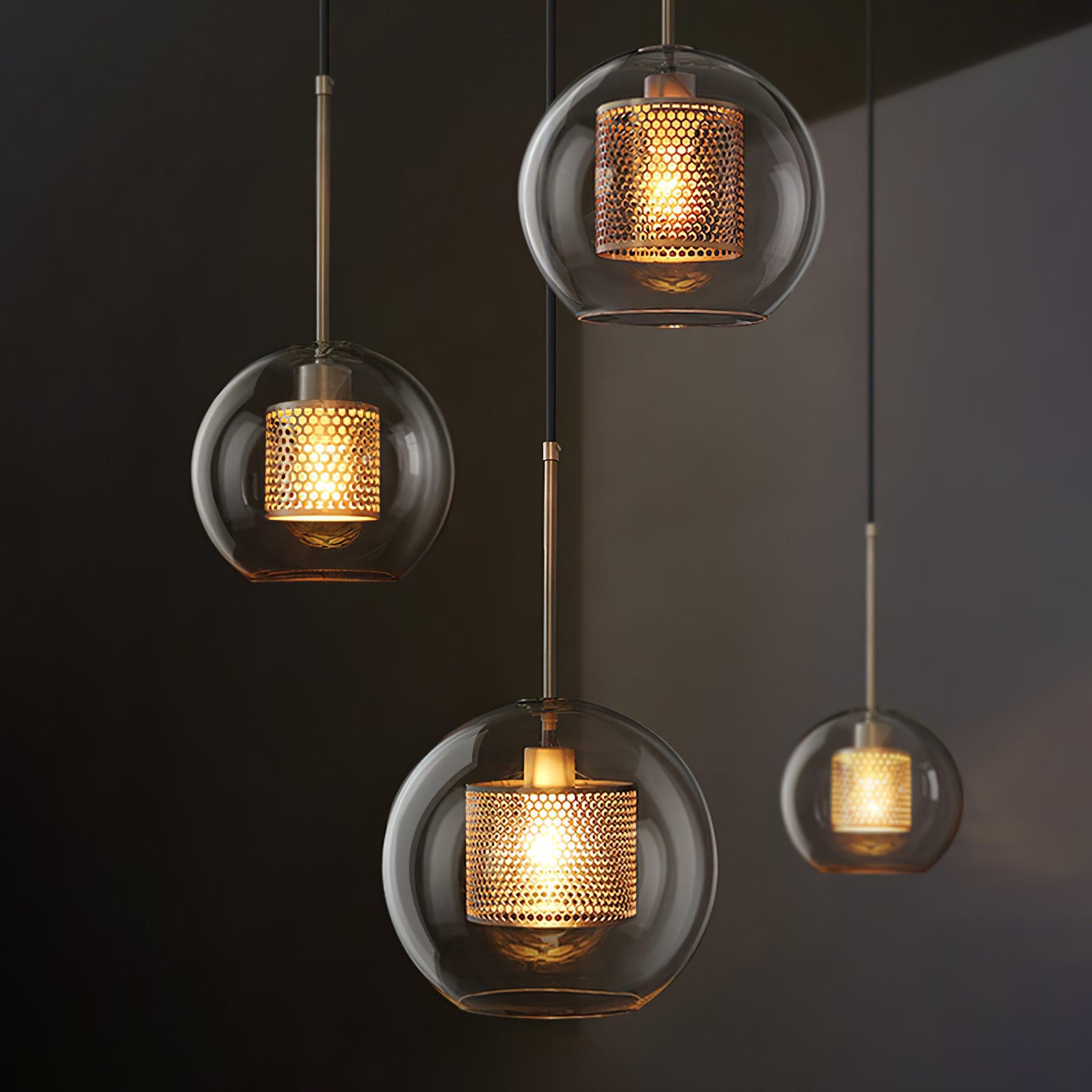 Combined Chiswick Glass Pendant Light - Blowlighting
