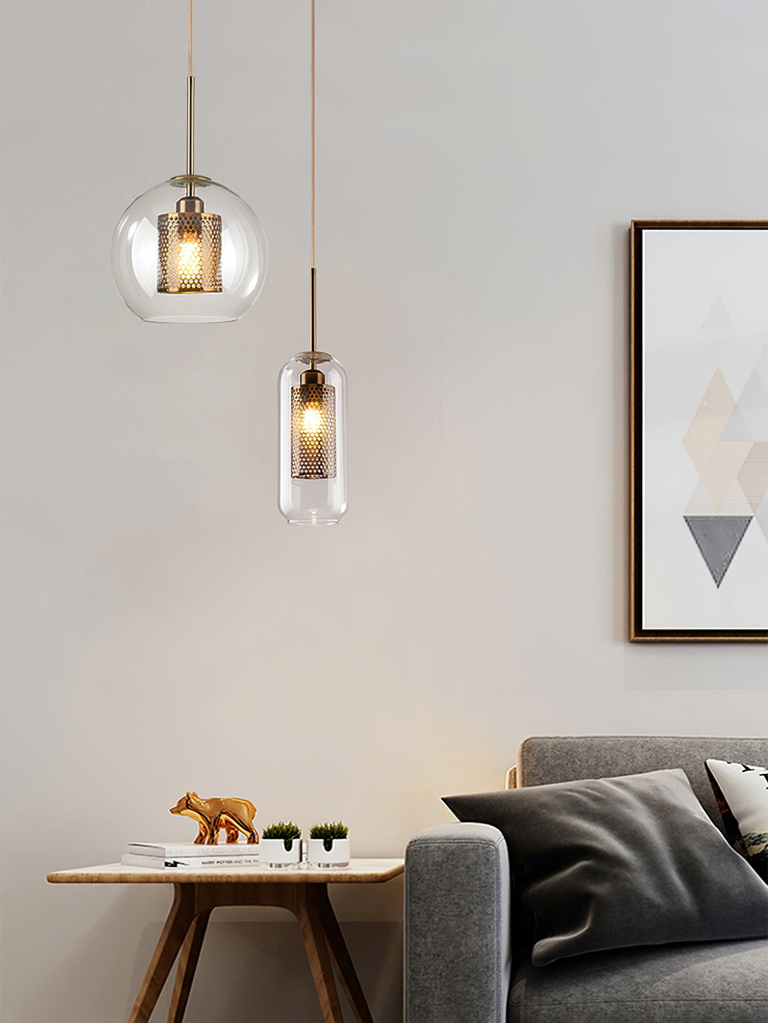 Combined Chiswick Glass Pendant Light - Blowlighting