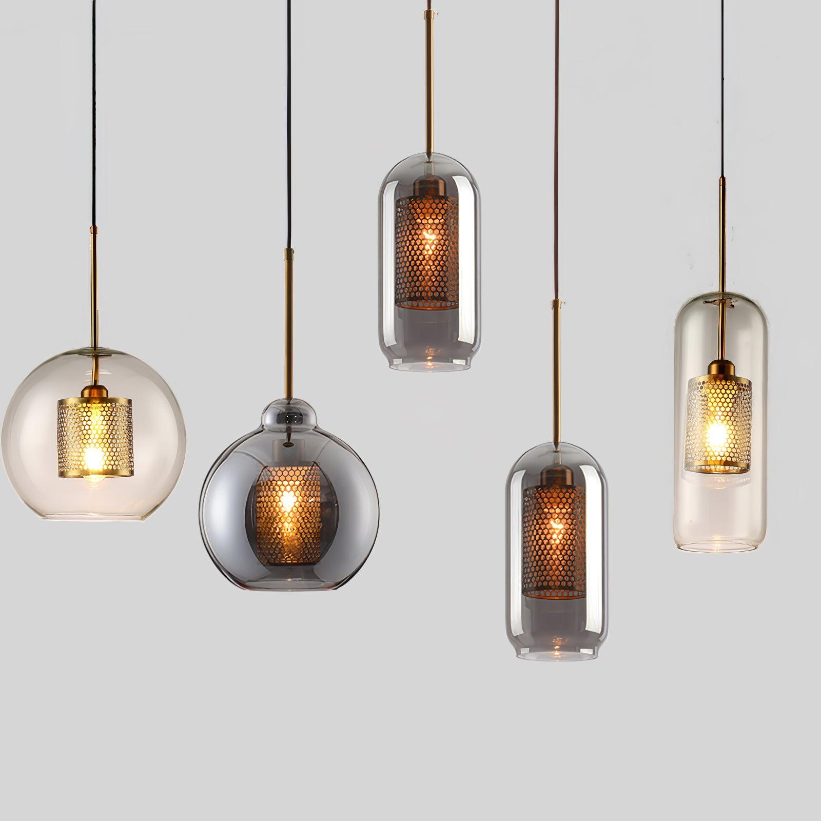 Combined Chiswick Glass Pendant Light - Blowlighting