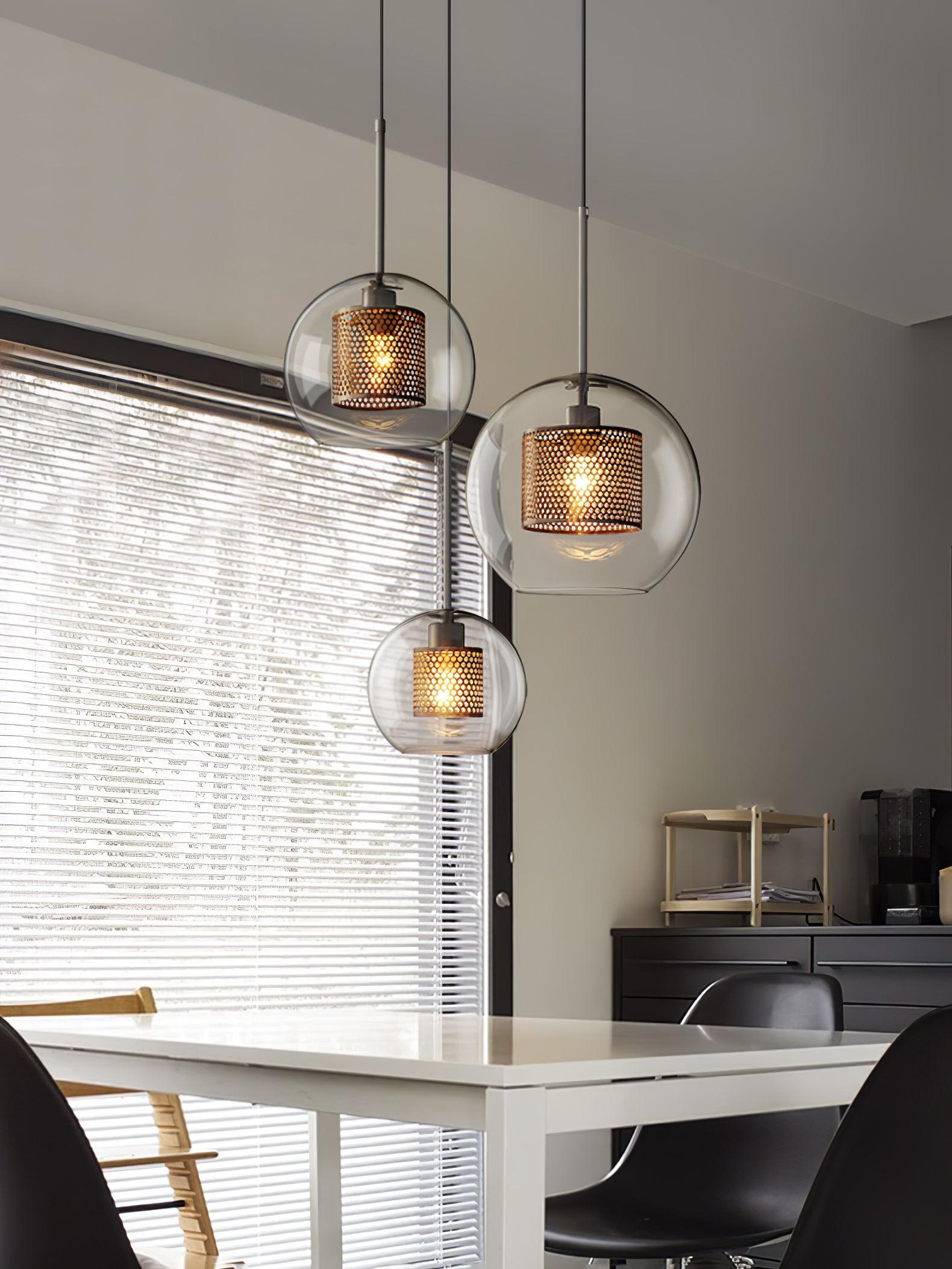 Combined Chiswick Glass Pendant Light - Blowlighting