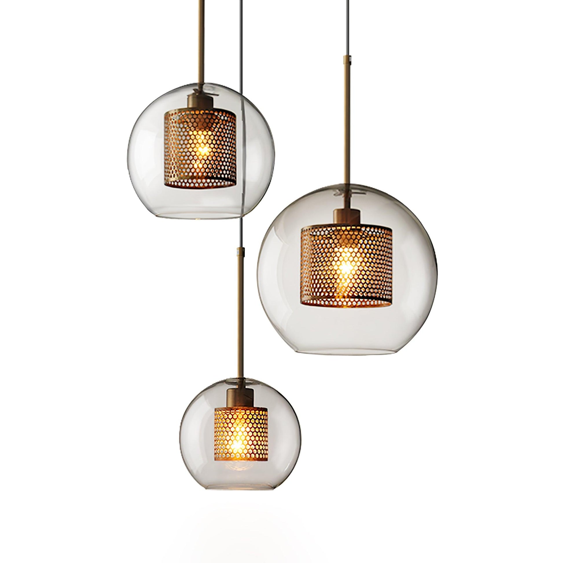 Combined Chiswick Glass Pendant Light - Blowlighting
