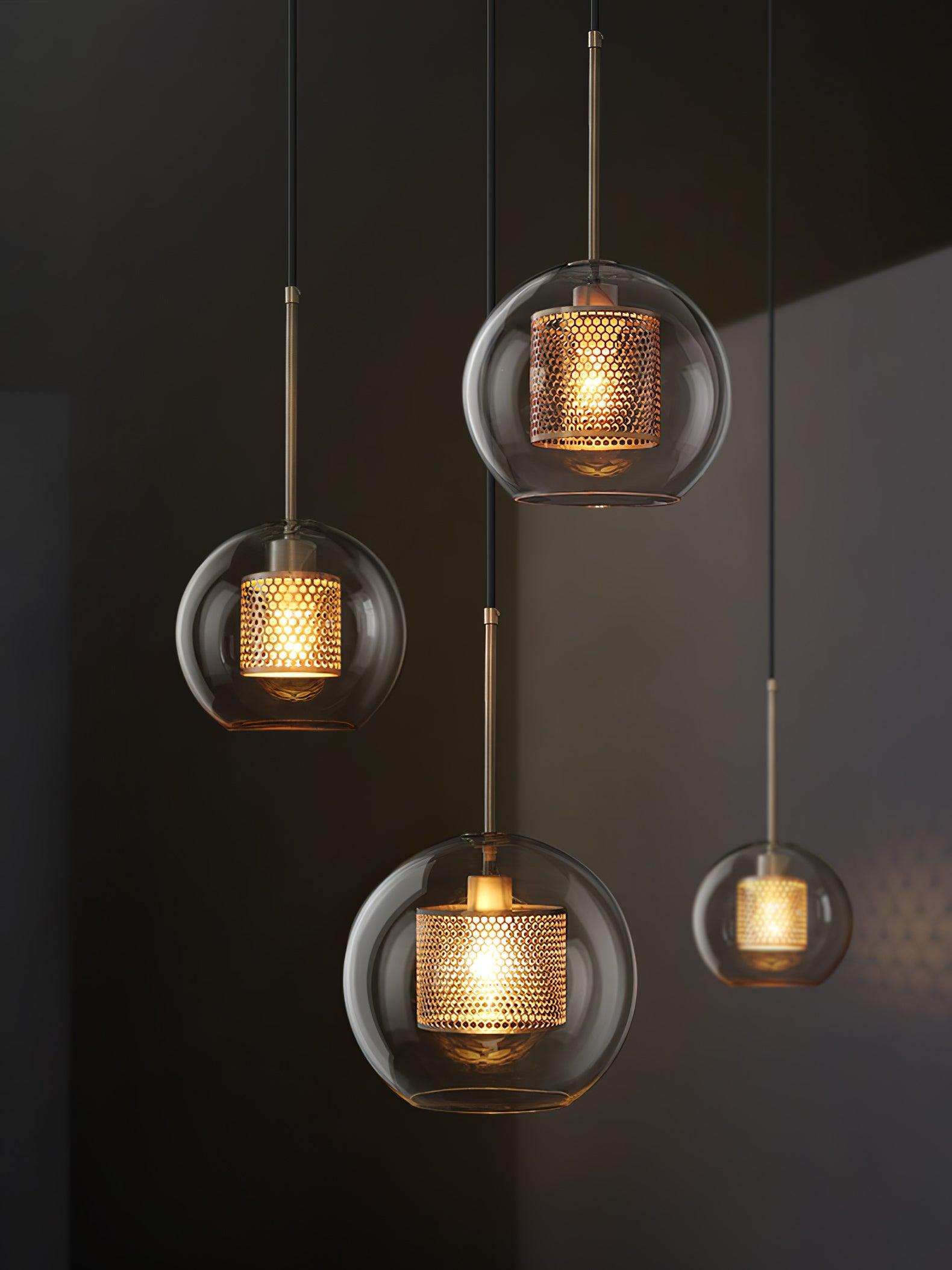 Combined Chiswick Glass Pendant Light - Blowlighting