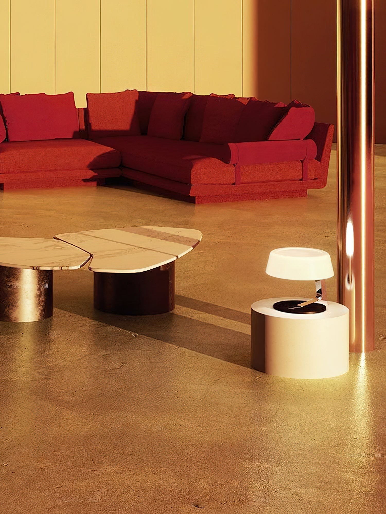 Nysolora Dome Alabaster Table Lamp - Blowlighting