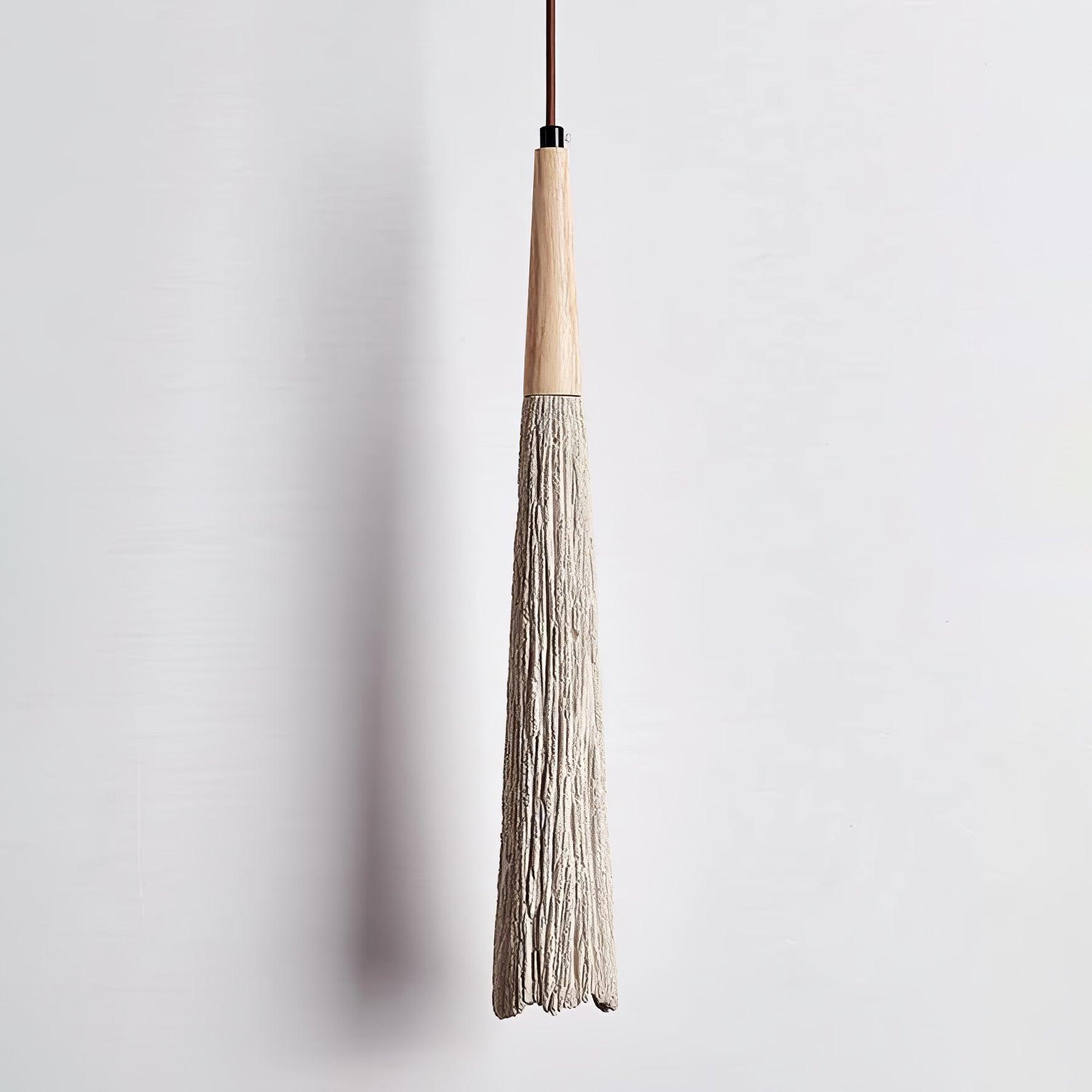 Concrete Pleated Pendant Lamp - Blowlighting