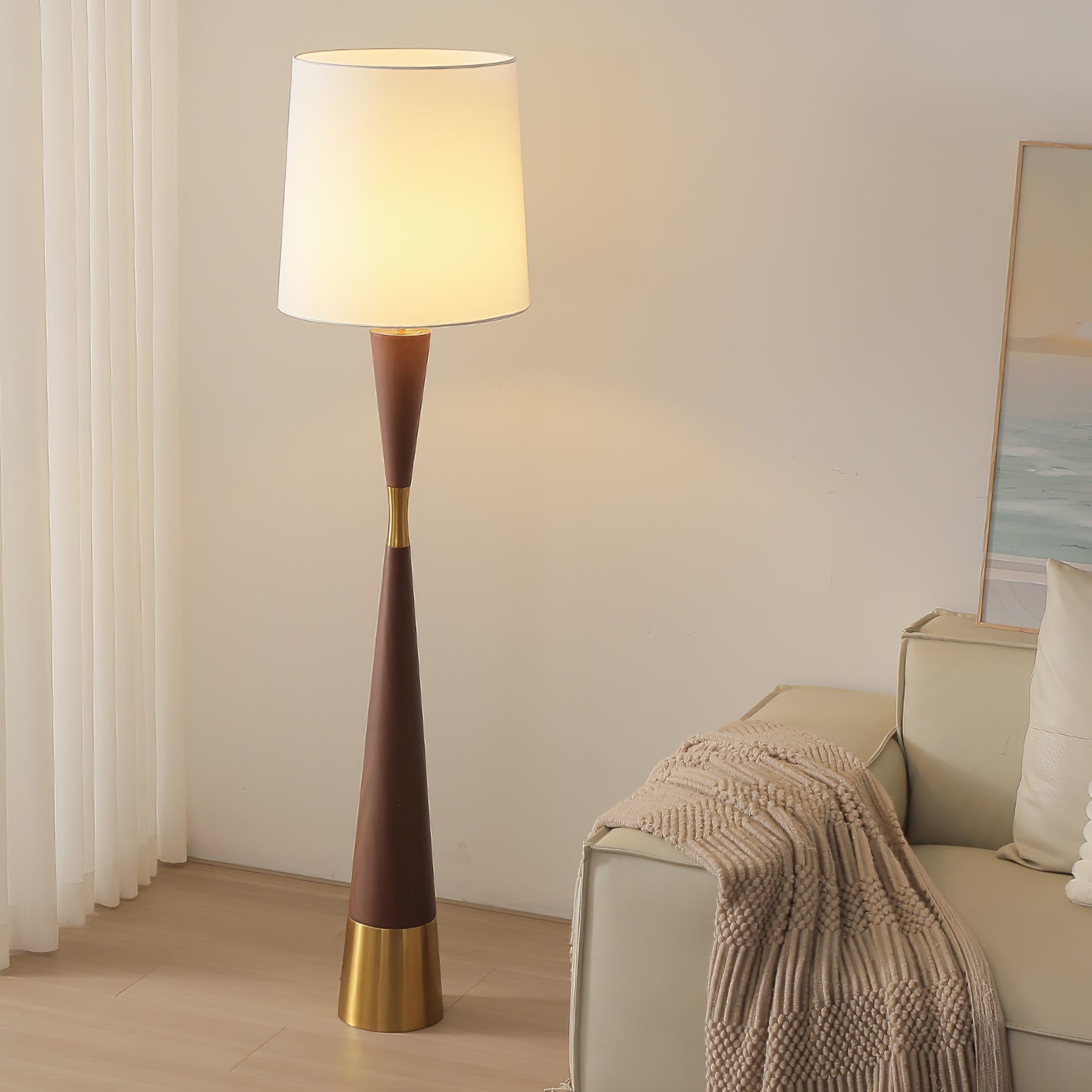 Cone Waist Floor Lamp - Blowlighting