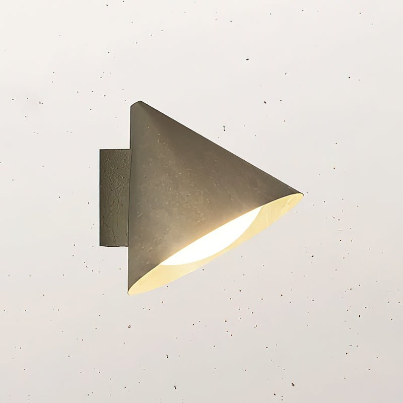 Forgecone Rustic Metal Cone Wall Light - Blowlighting