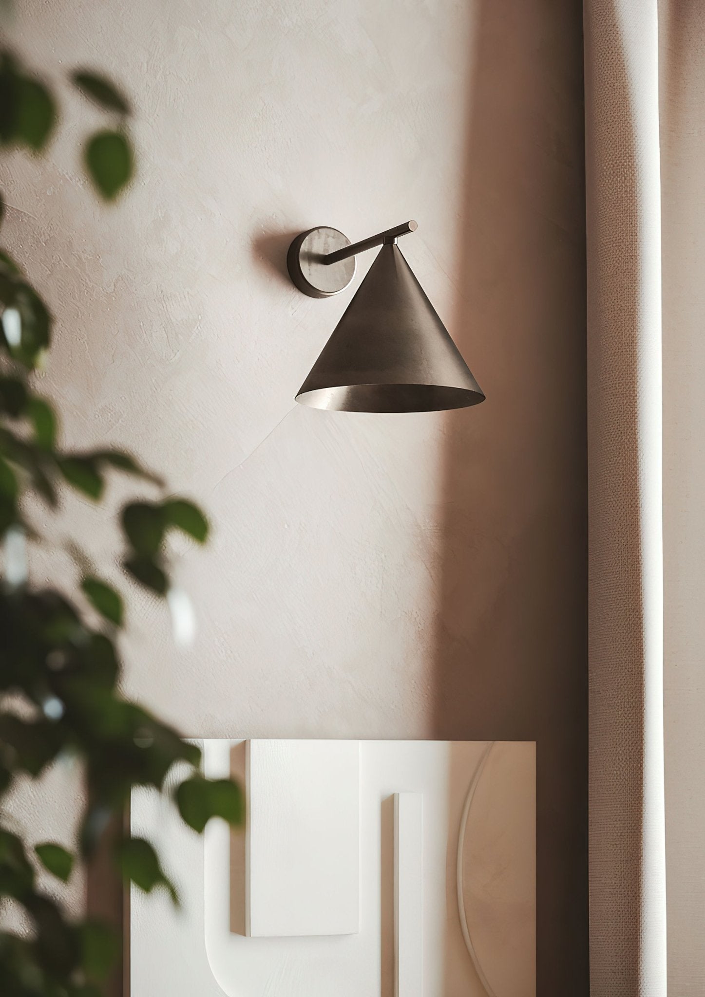 Forgecone Rustic Metal Cone Wall Light - Blowlighting