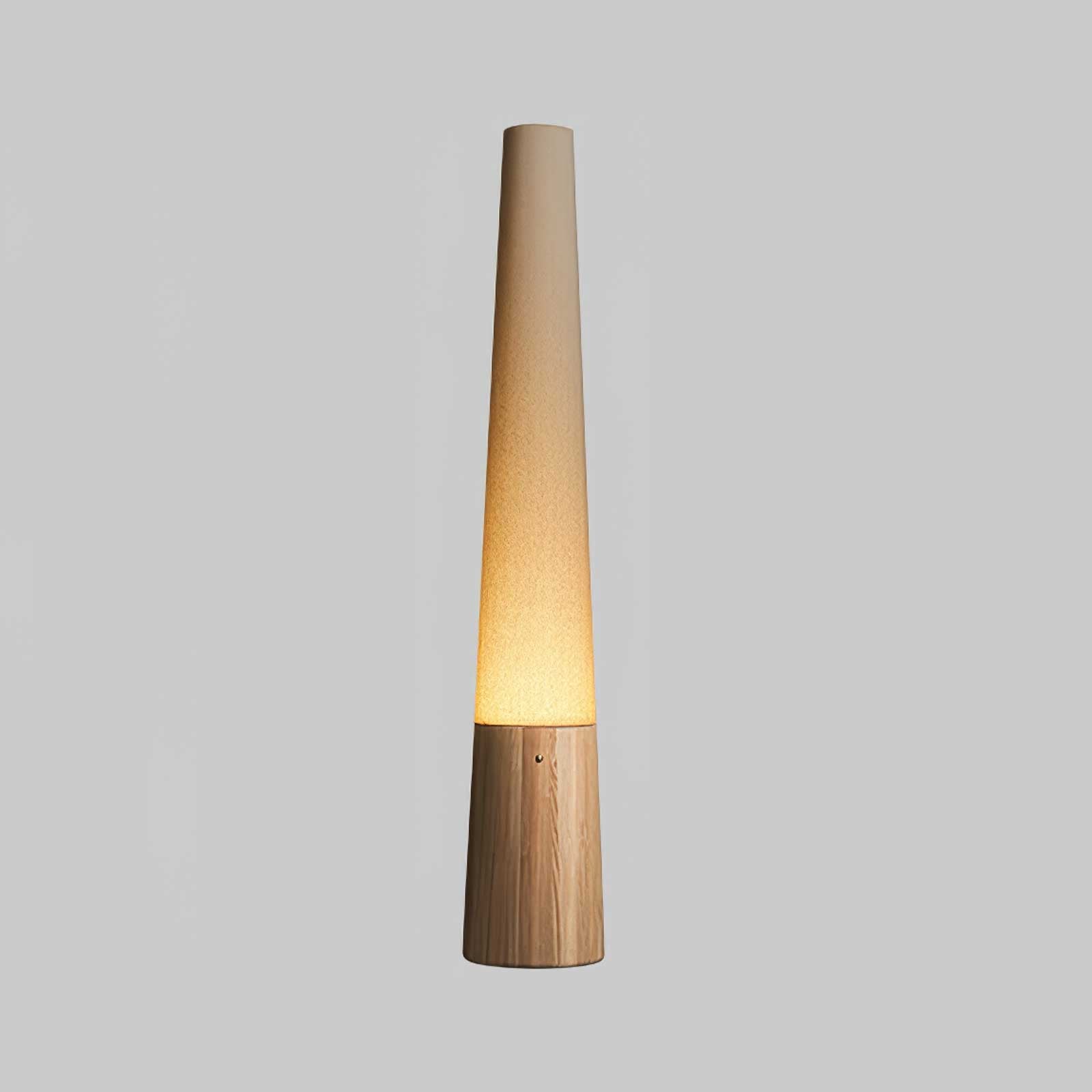 Cone Wooden Floor Lamp - Blowlighting