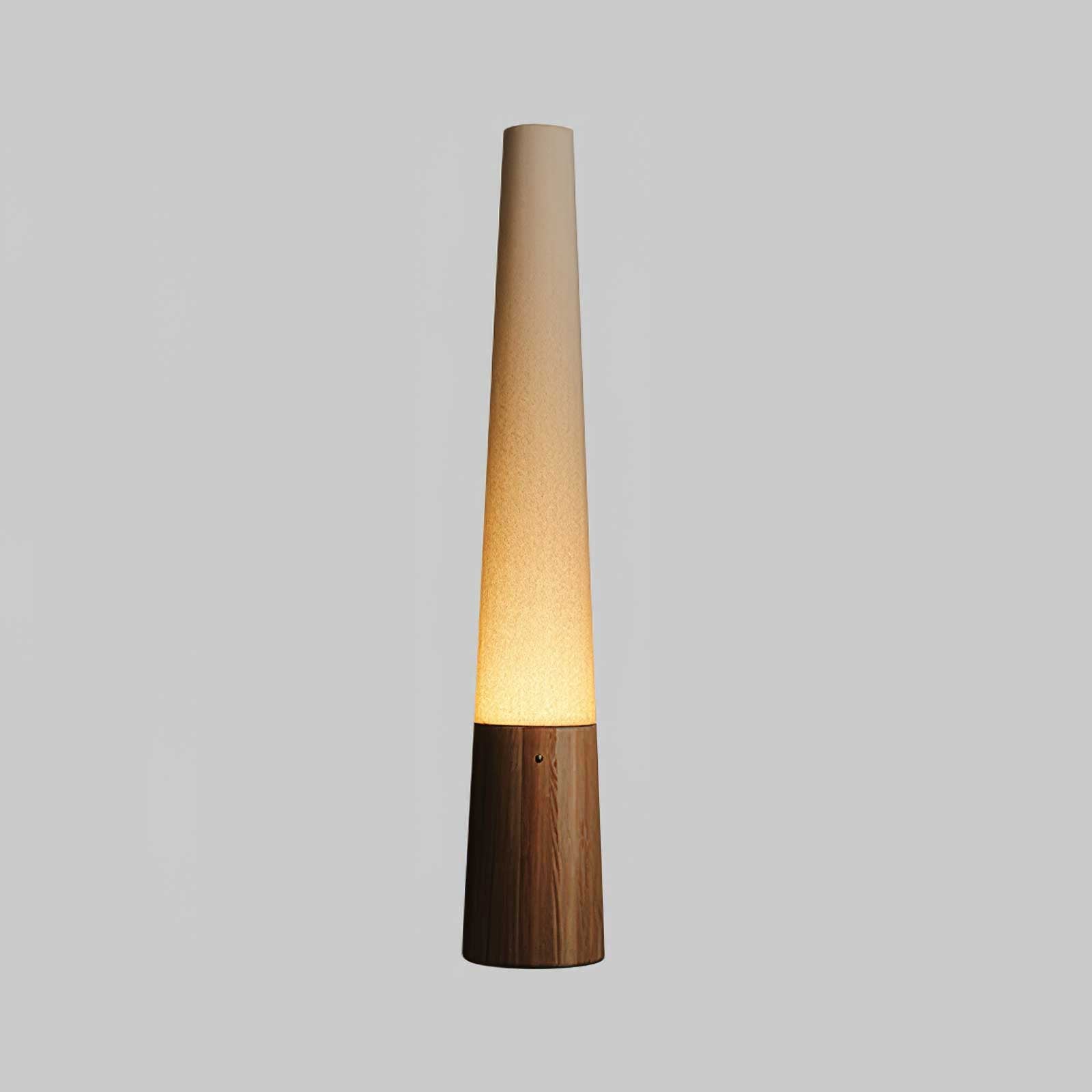 Cone Wooden Floor Lamp - Blowlighting