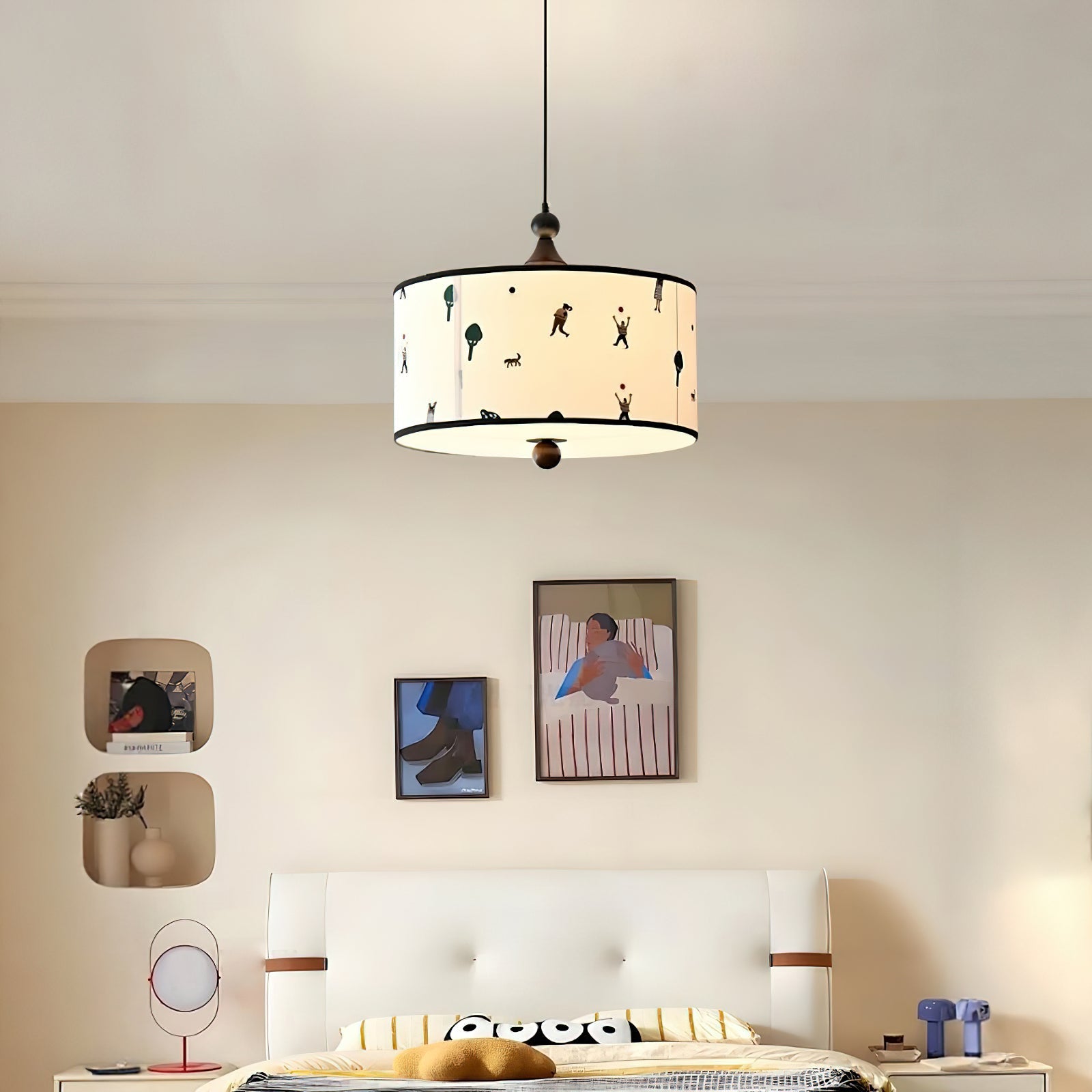 Congo Contemporary Fabric Pendant Light