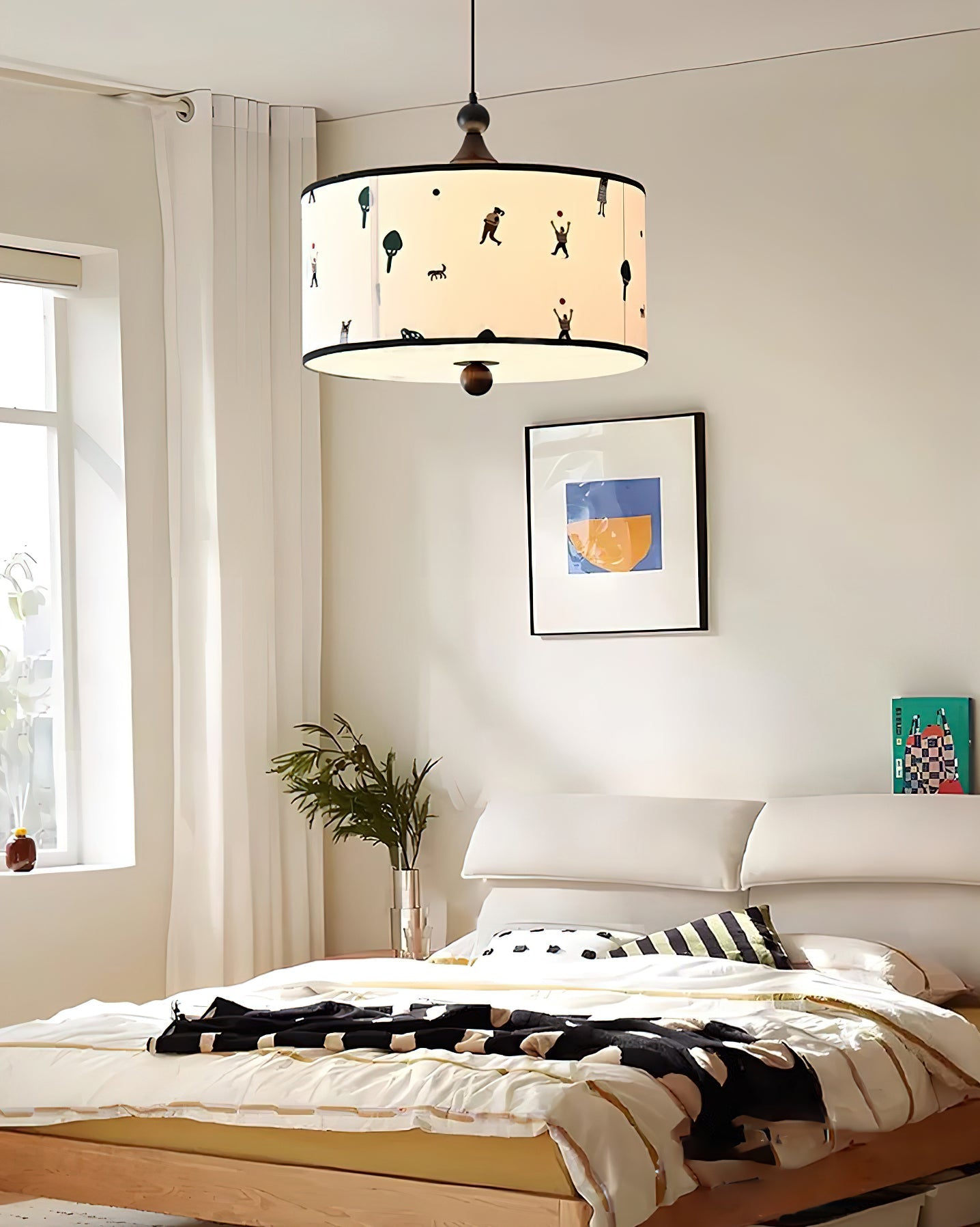Congo Contemporary Fabric Pendant Light