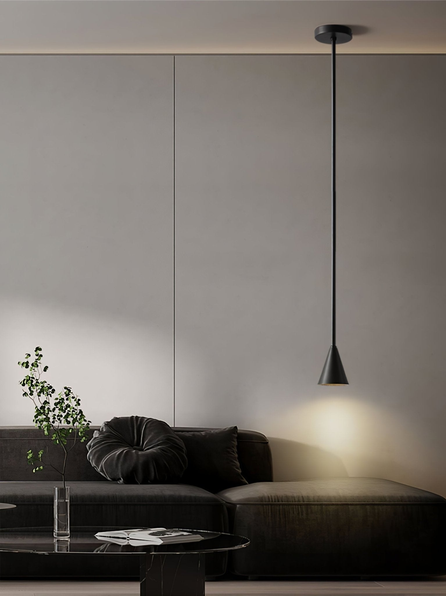 Conica Brass Pendant Light - Blowlighting