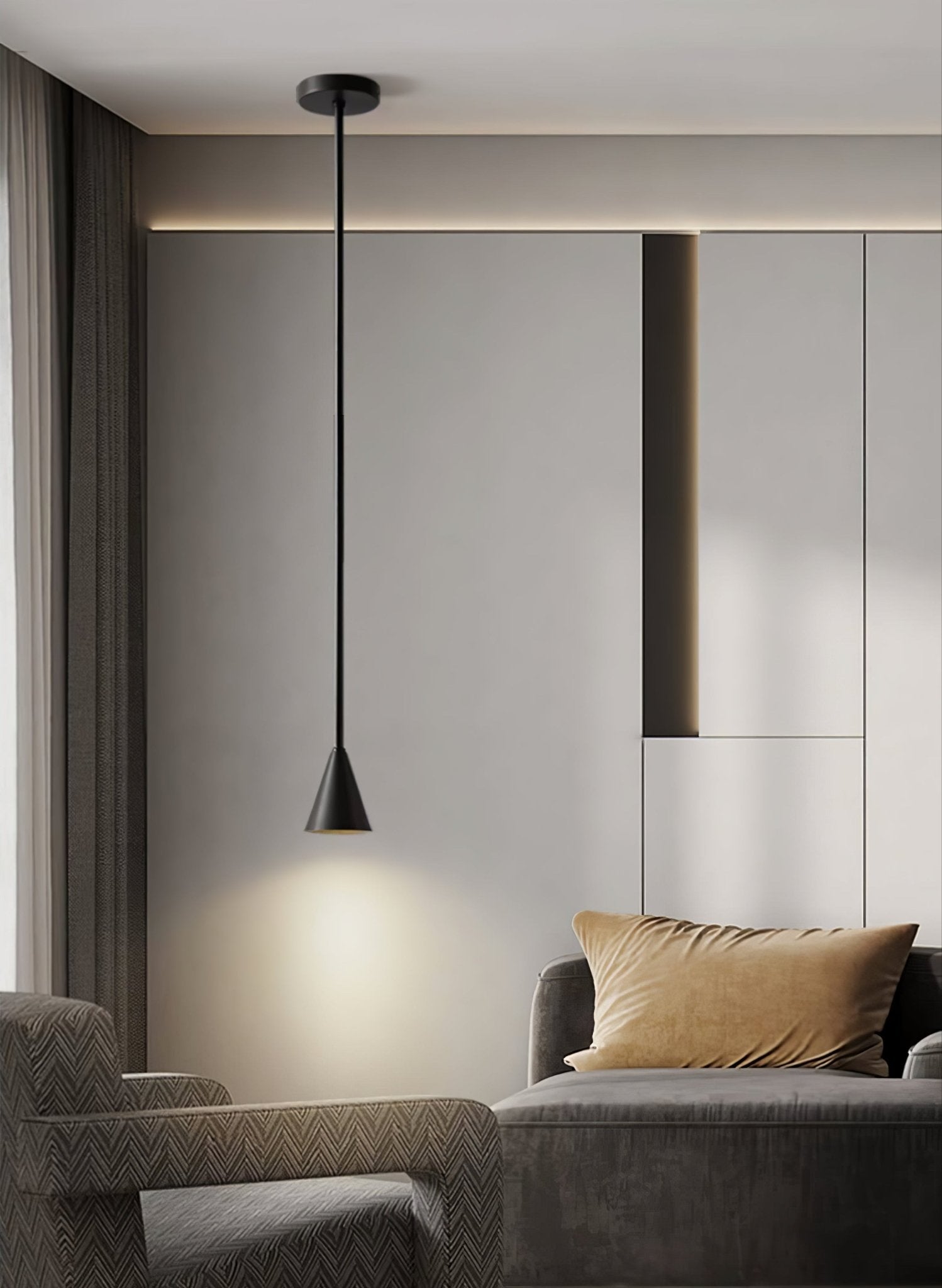 Conica Brass Pendant Light - Blowlighting