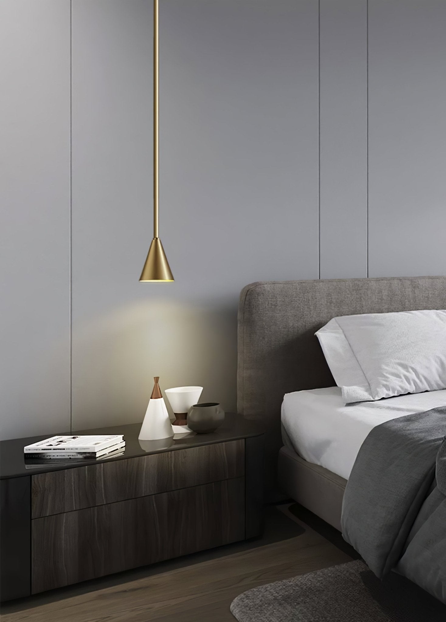 Conica Brass Pendant Light - Blowlighting