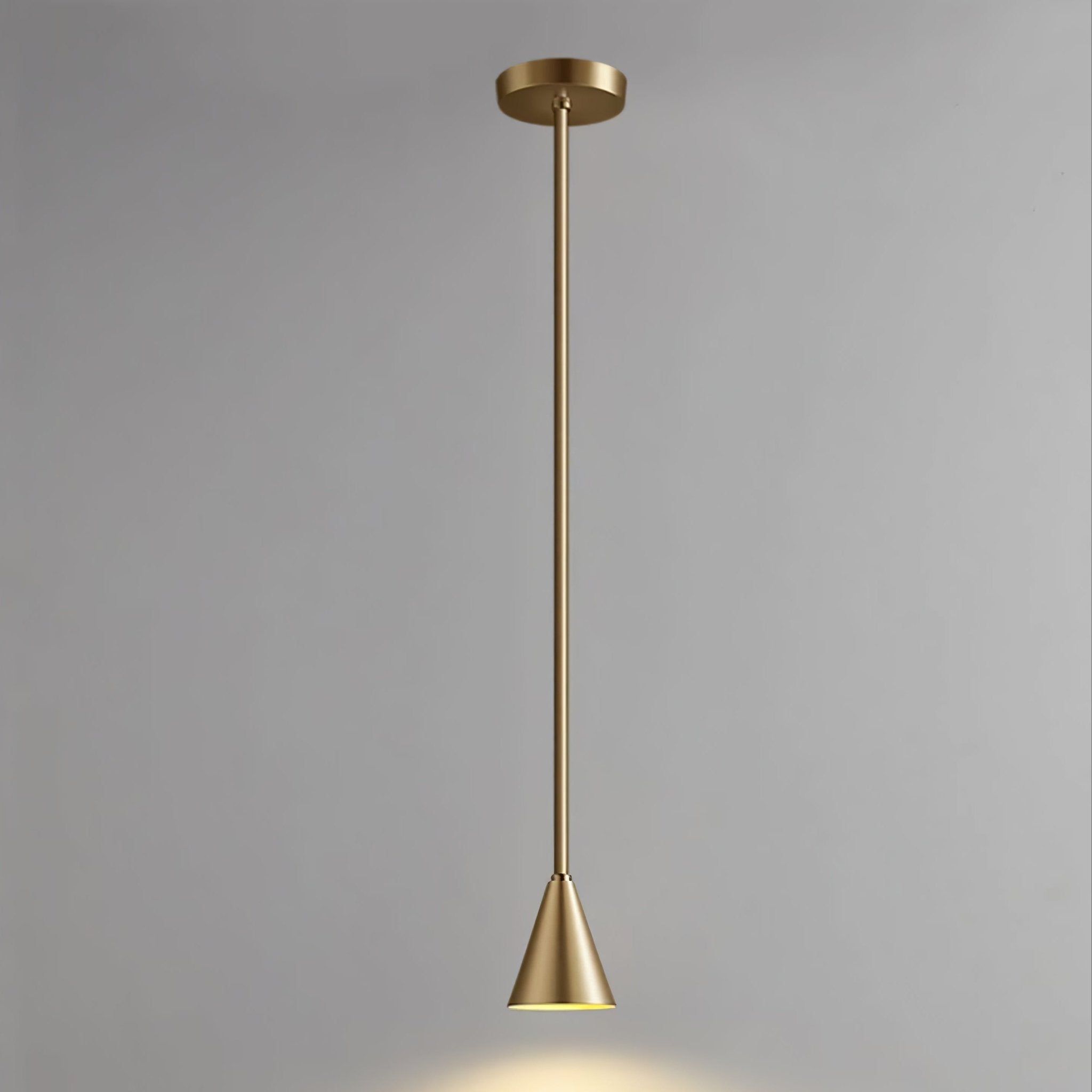 Conica Brass Pendant Light - Blowlighting