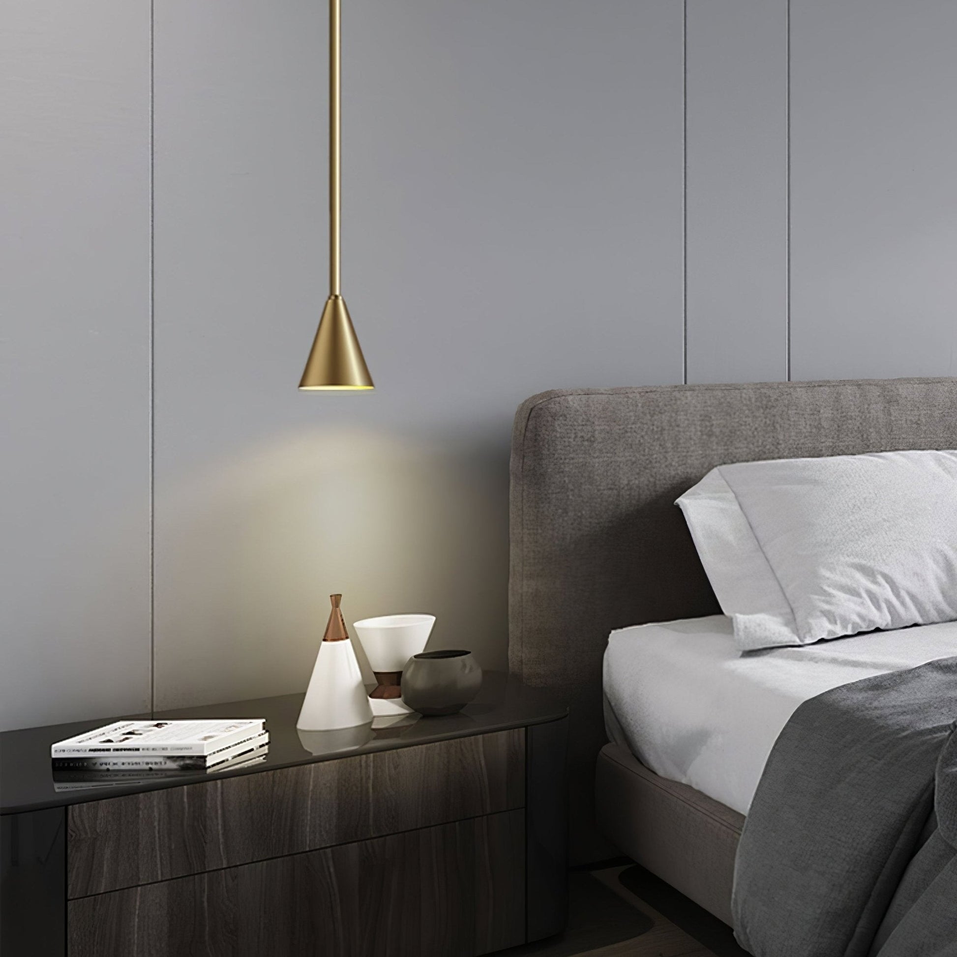 Conica Brass Pendant Light - Blowlighting