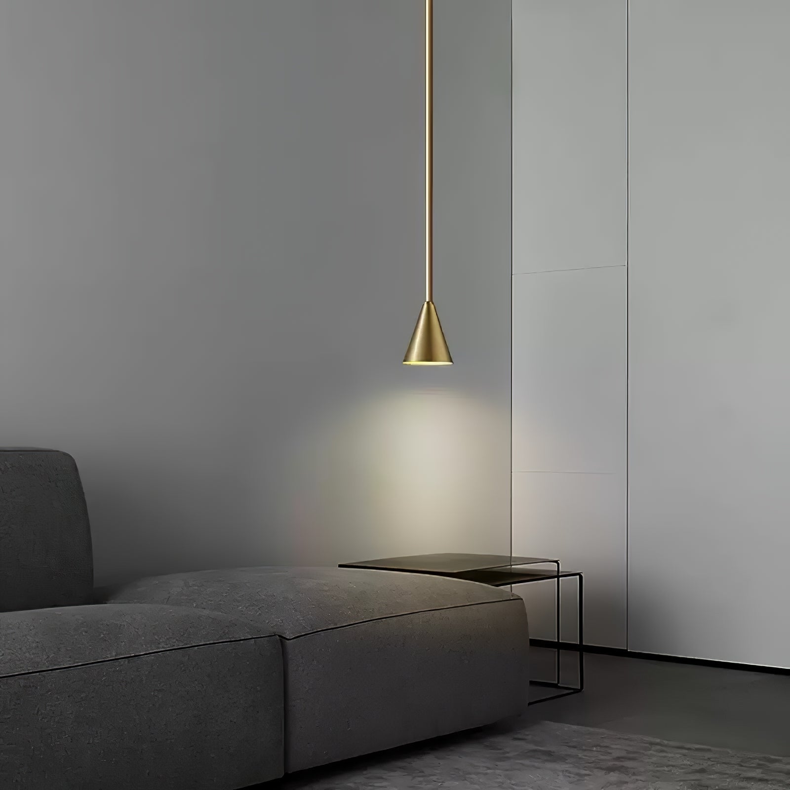 Conica Brass Pendant Light - Blowlighting