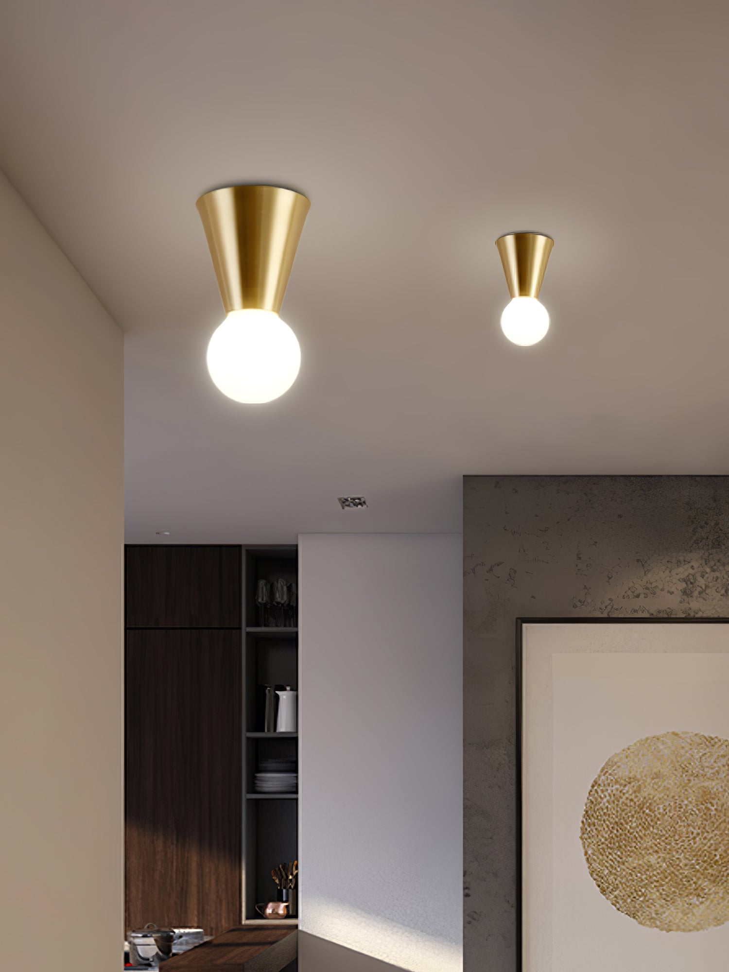 Conical Ceiling Lamp - Blowlighting