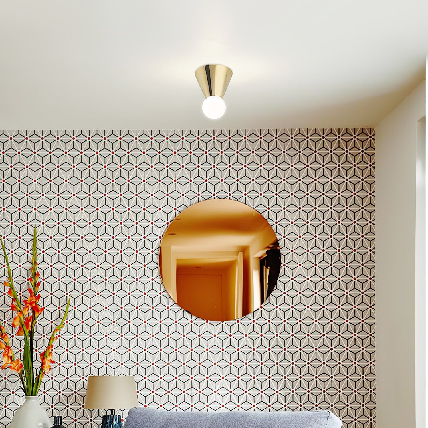 Conical Ceiling Lamp - Blowlighting