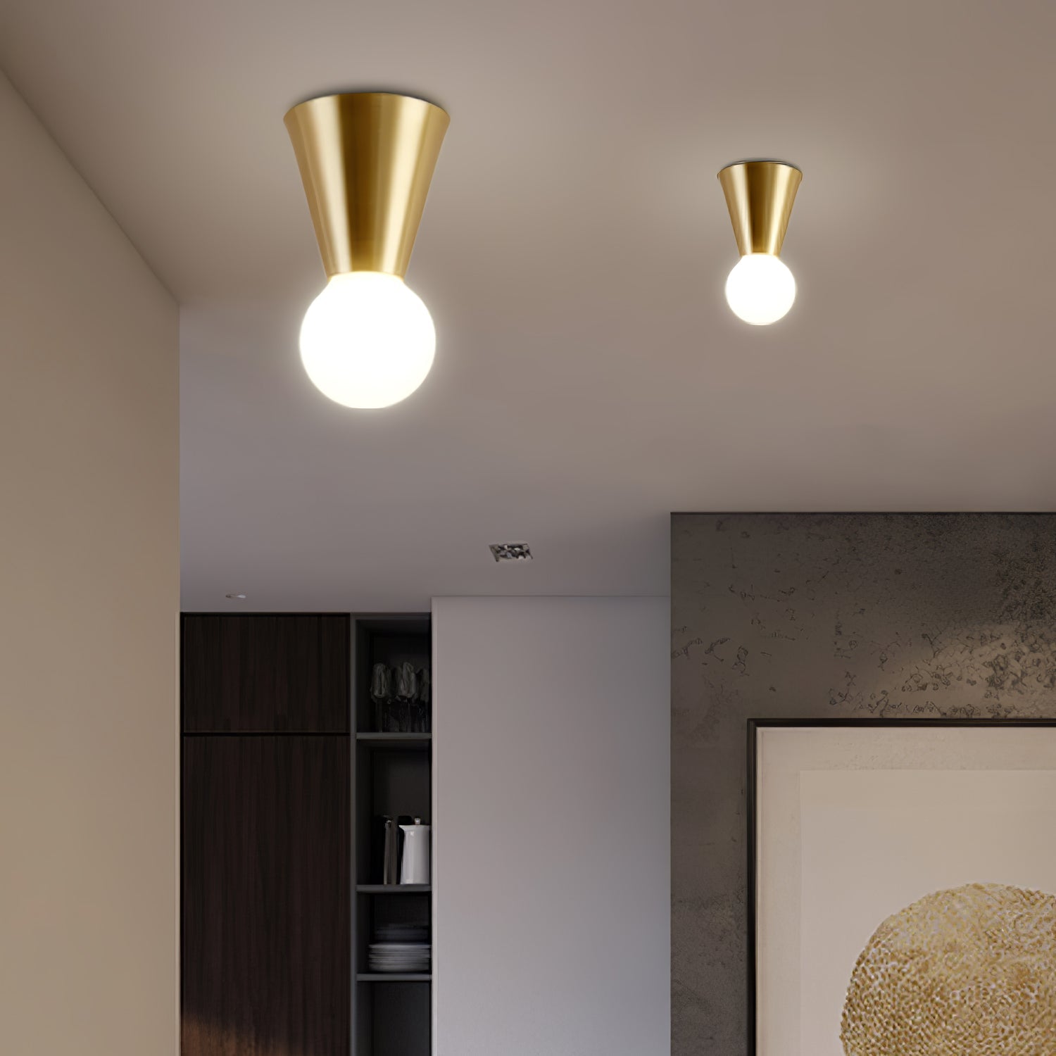 Conical Ceiling Lamp - Blowlighting