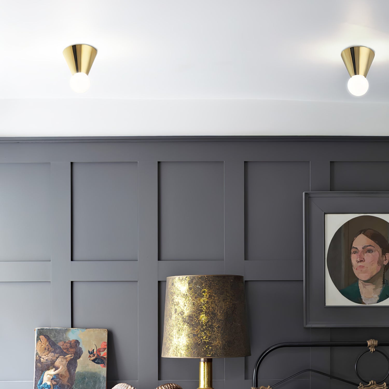 Conical Ceiling Lamp - Blowlighting