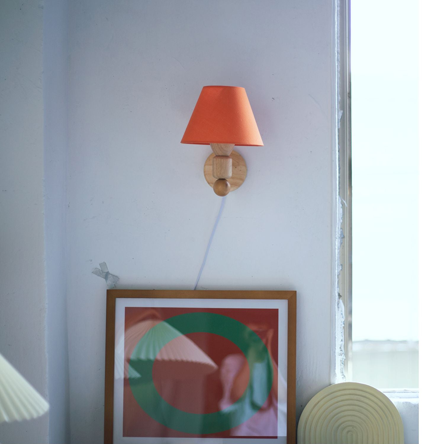 Contrast Modern Wood Wall Light